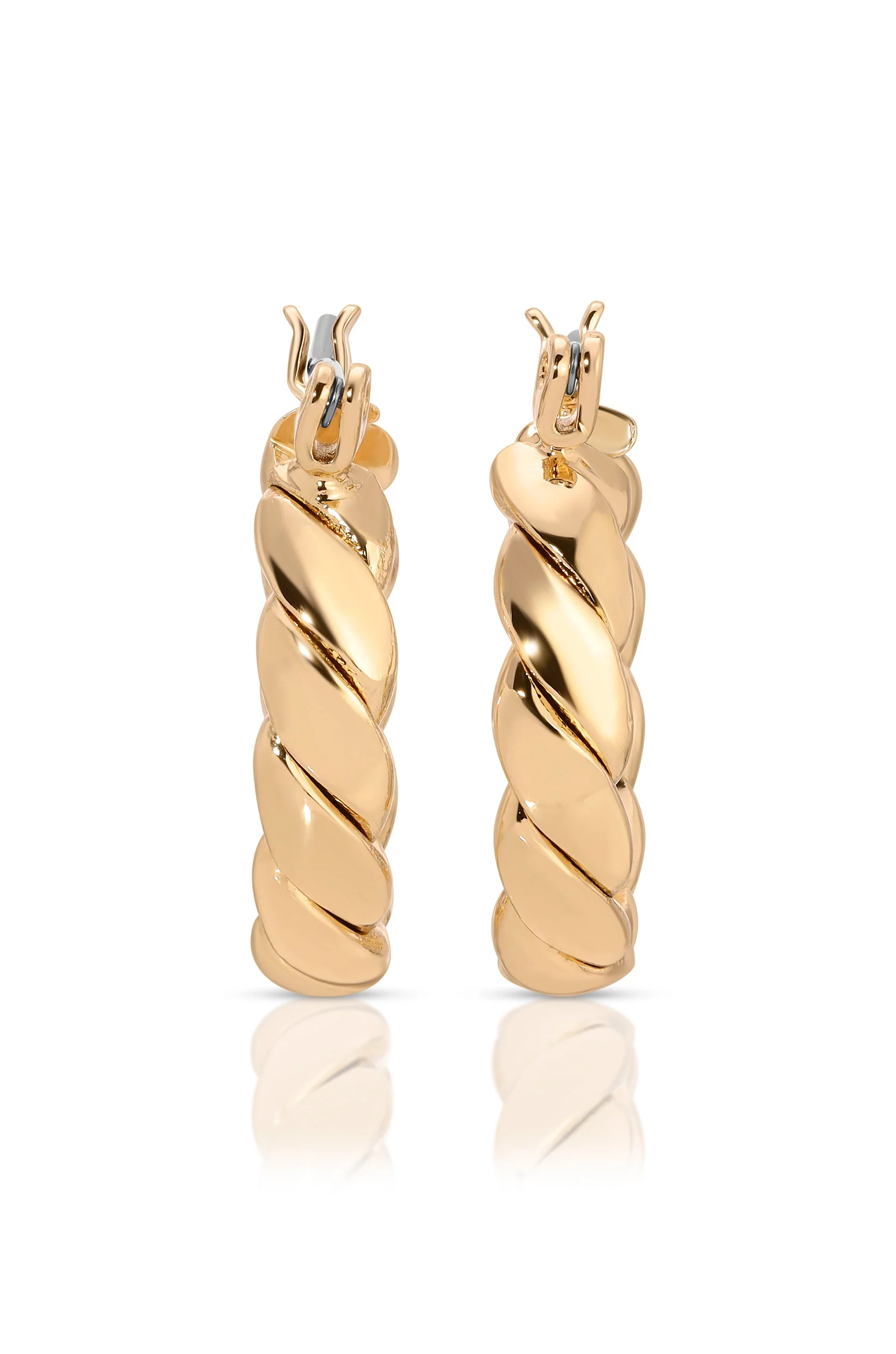 Textured Mini Hoops - Image 3