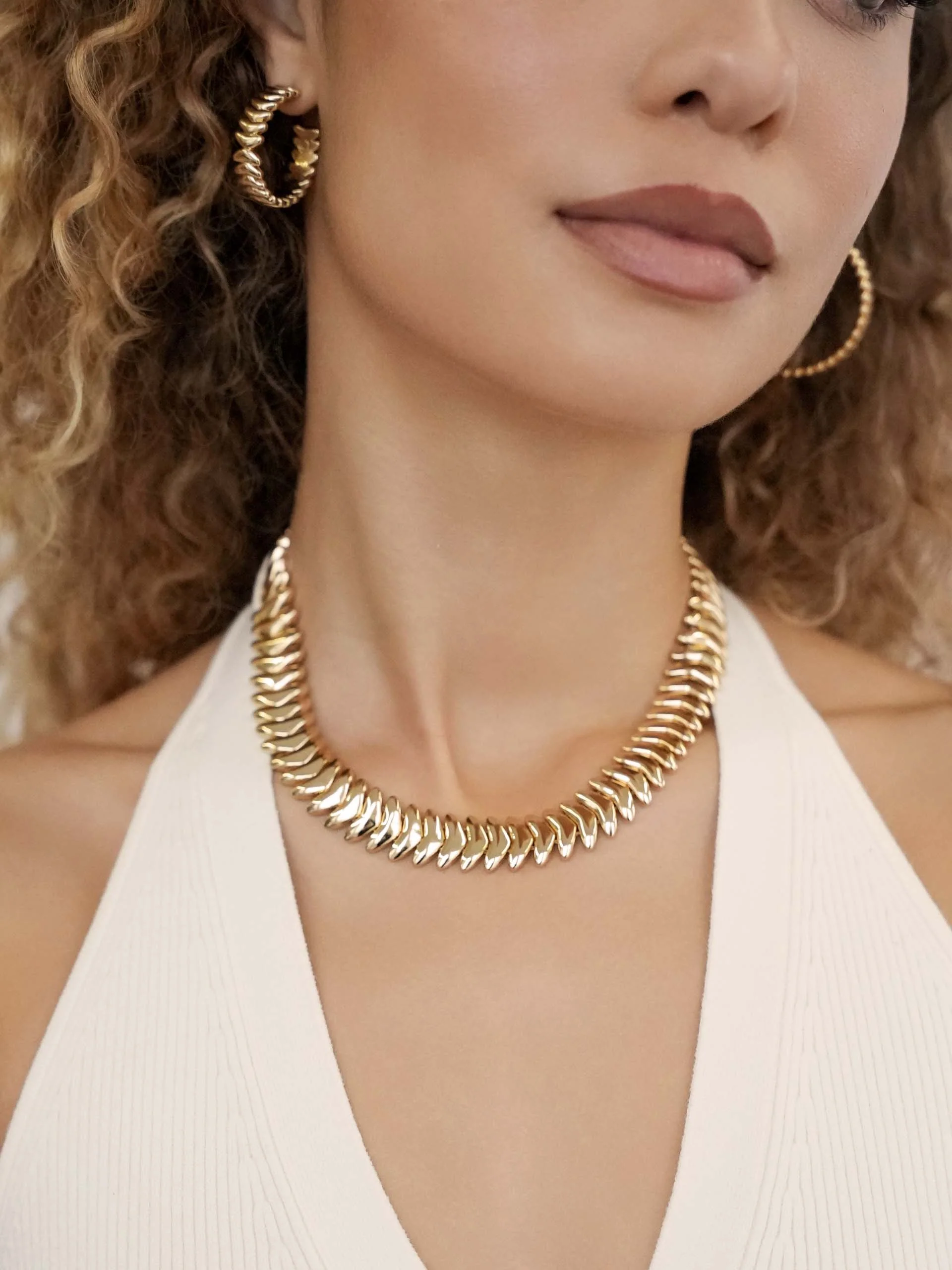 Metal Moderna Necklace - Image 6