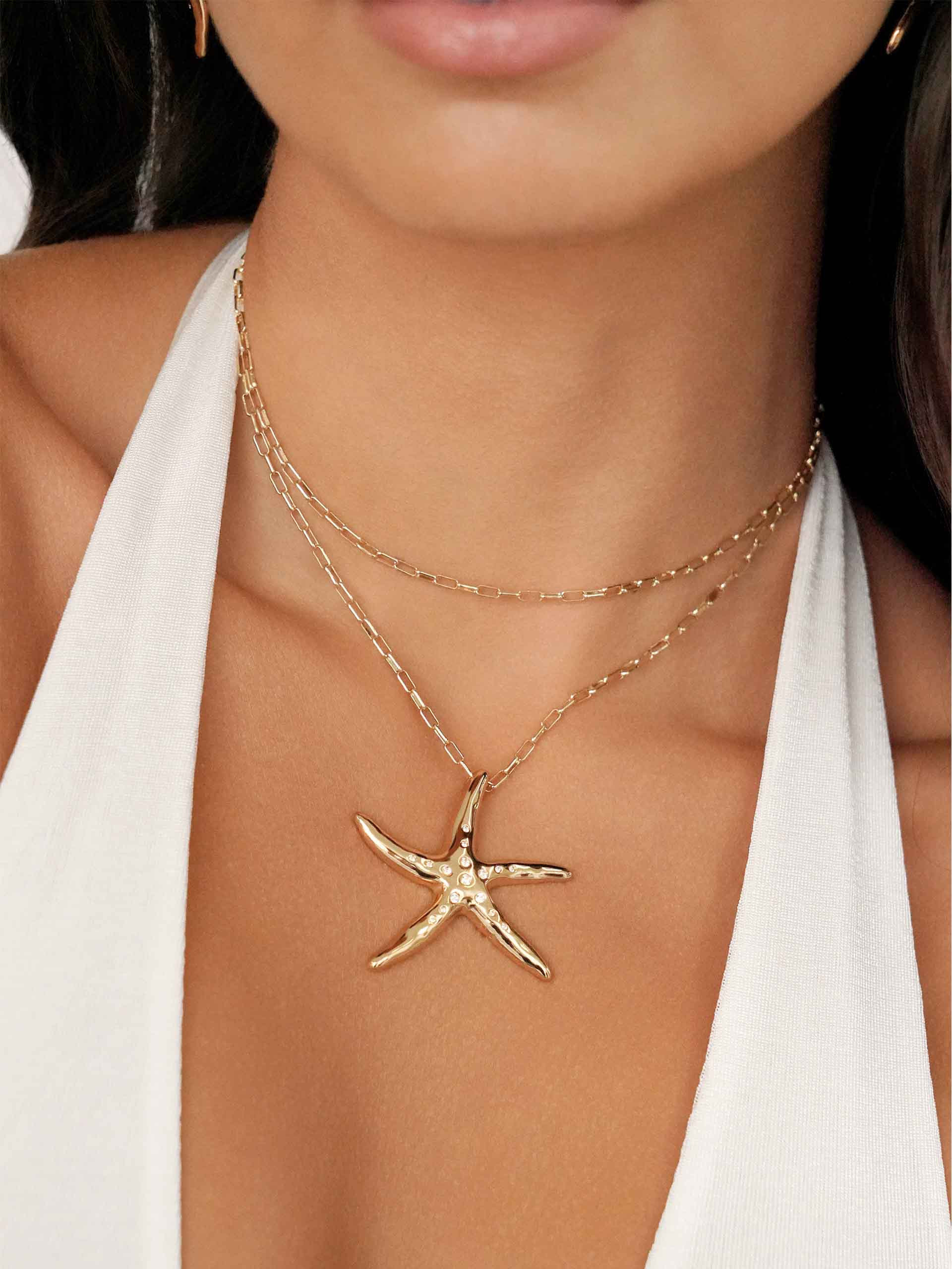 Starfish Luxe Pendant Necklace - Image 4