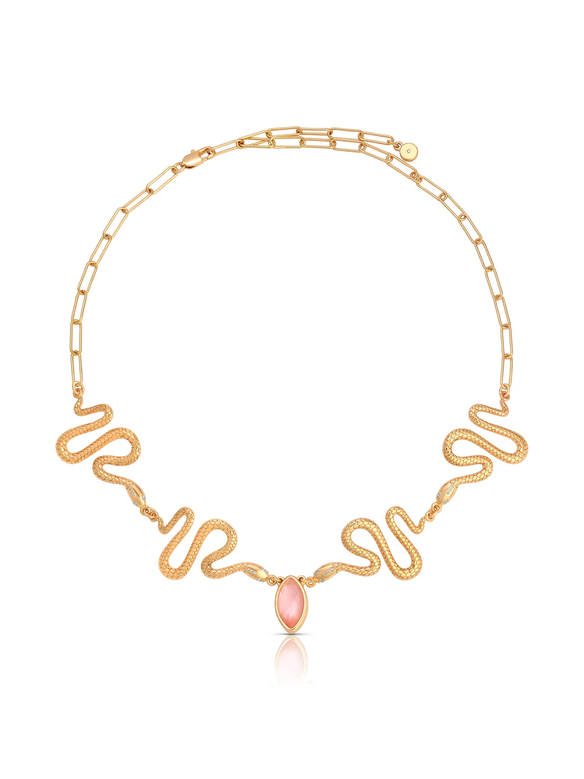 Mother of Pearl Serpentina Snake Choker - Image 5
