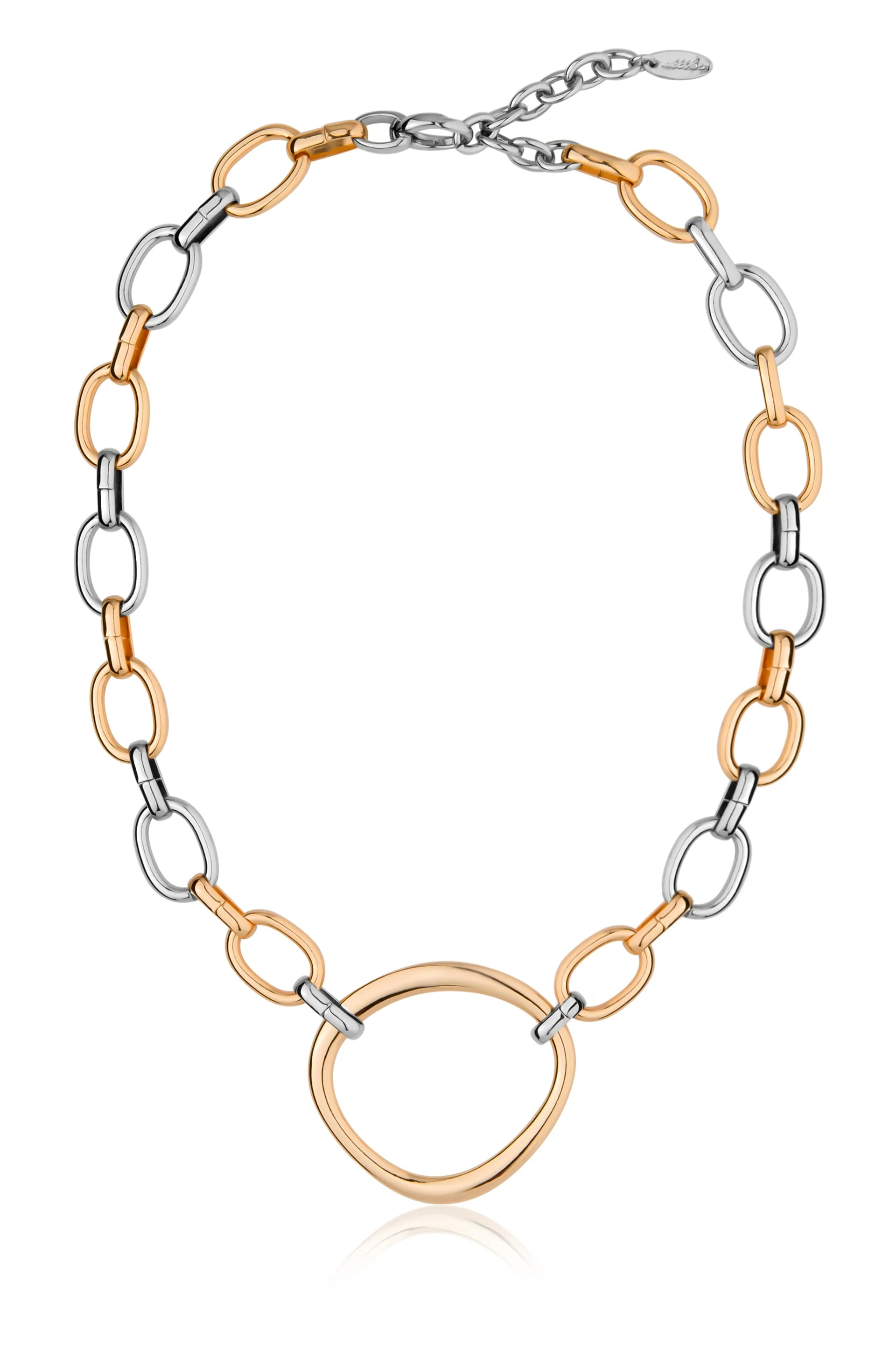 Mixed Metal Chain Link Choker - Image 3