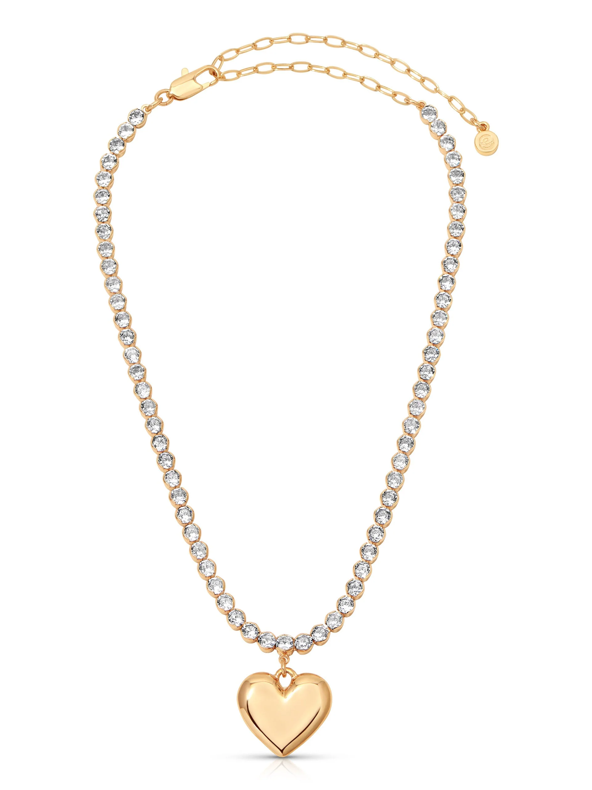 Luminous Love Tennis Necklace - Image 3