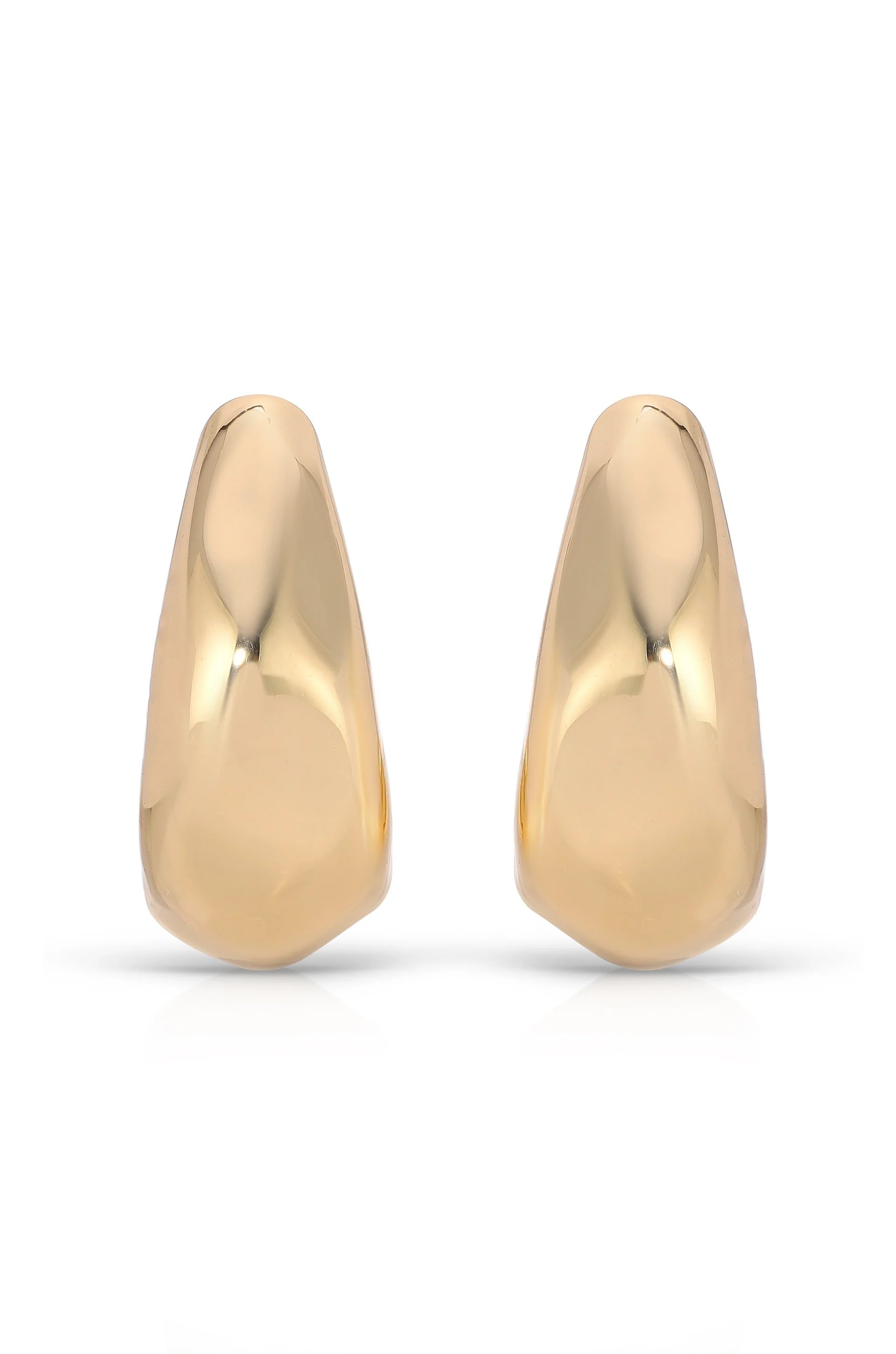 True Golden Hoop Earrings - Image 3