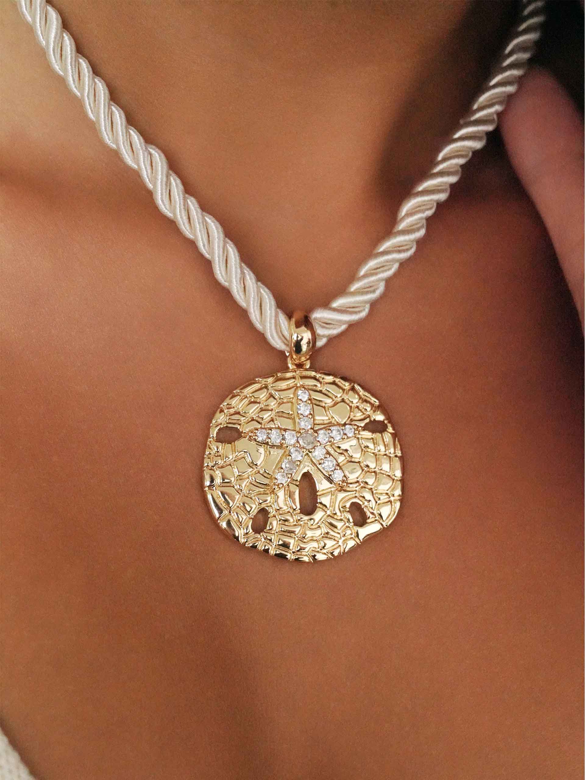 Sand Dollar Pendant Necklace - Image 2