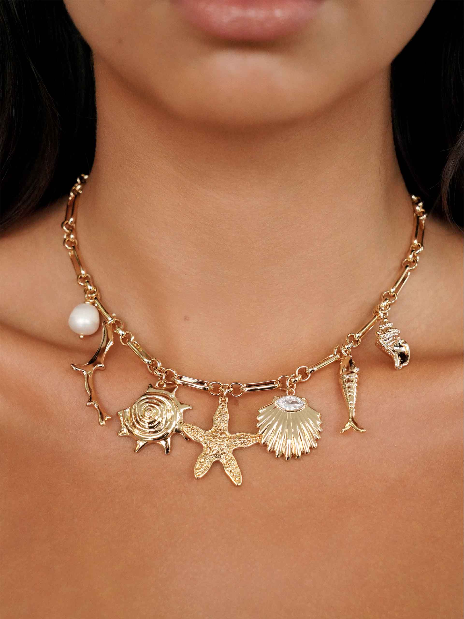 Oceanic Dreams Charm Necklace - Image 2