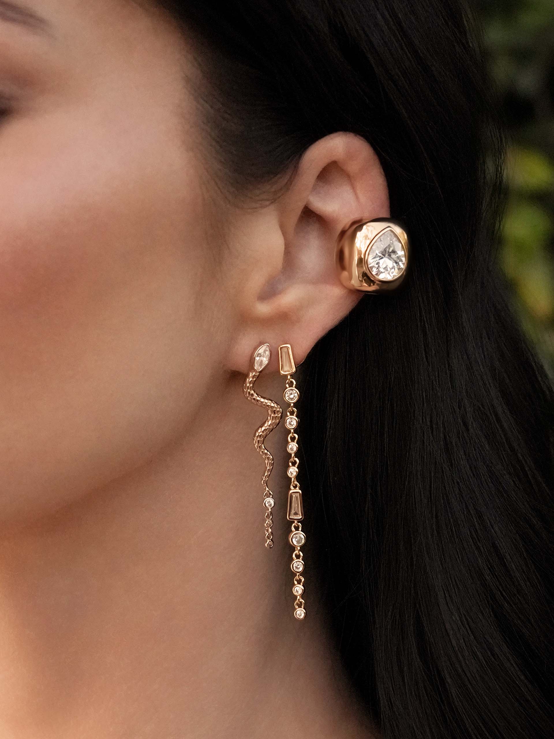 Bold Crystal Ear Cuff - Image 5