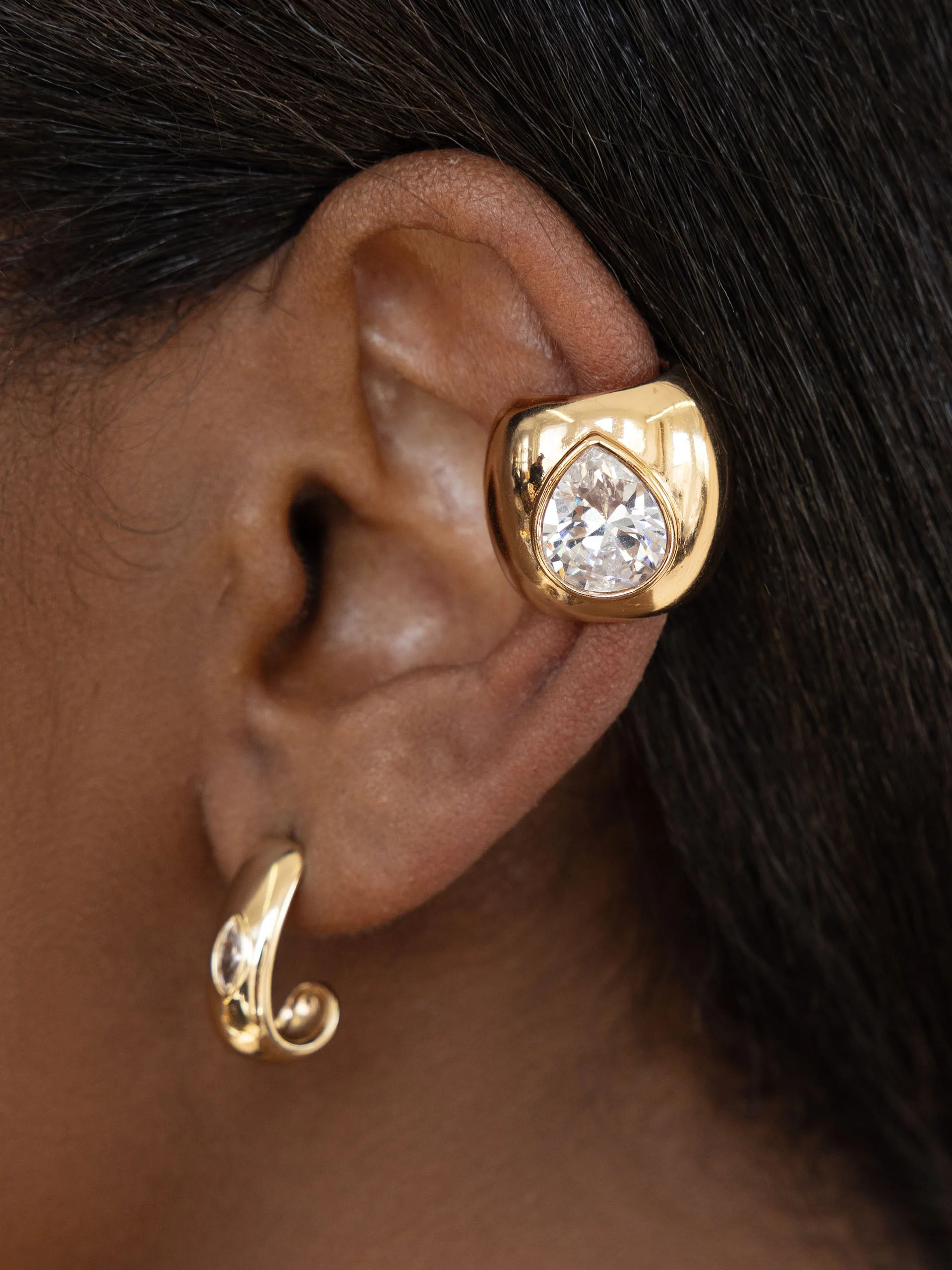 Bold Crystal Ear Cuff - Image 7