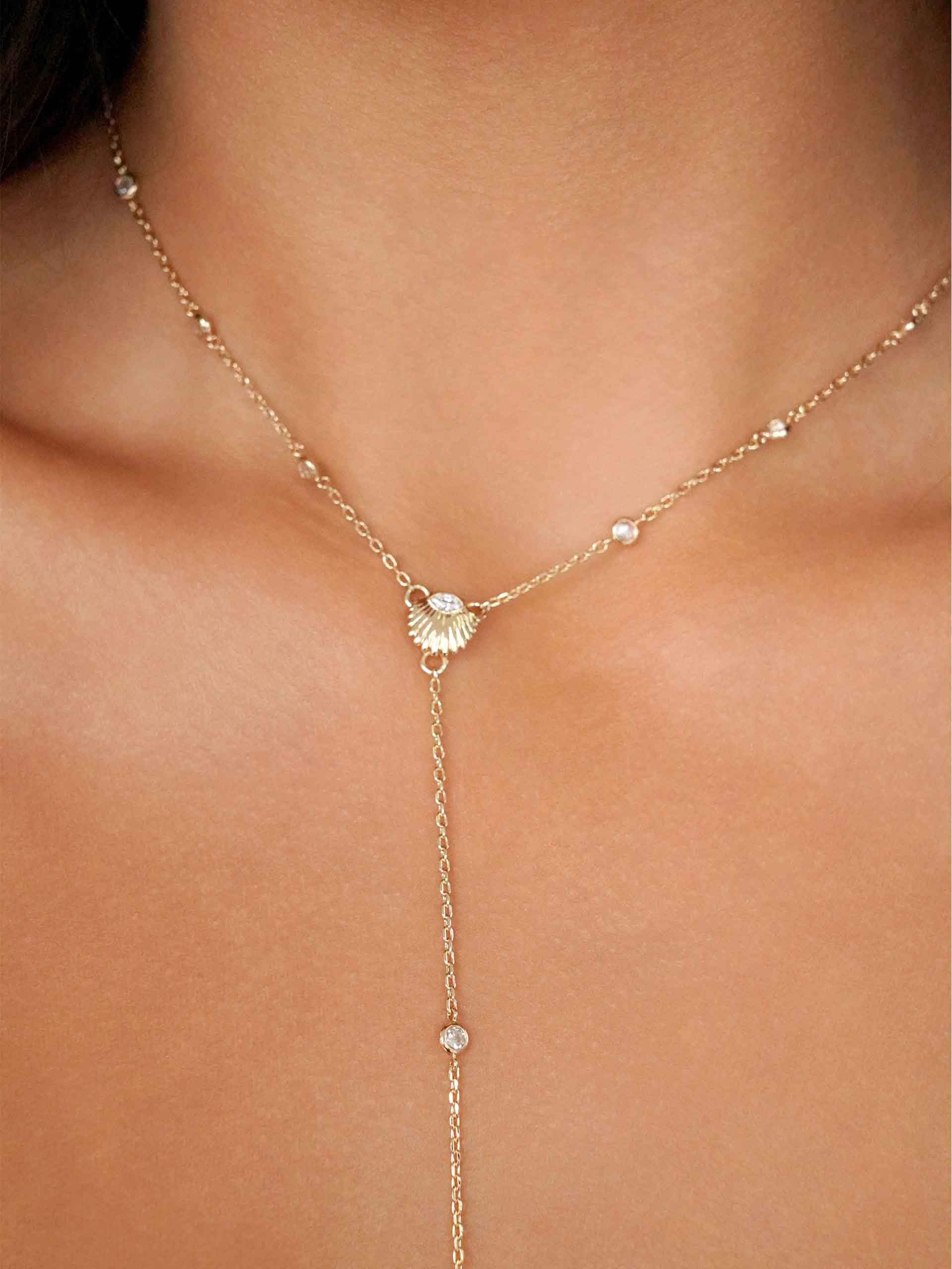 Santorini Shell Lariat - Image 2