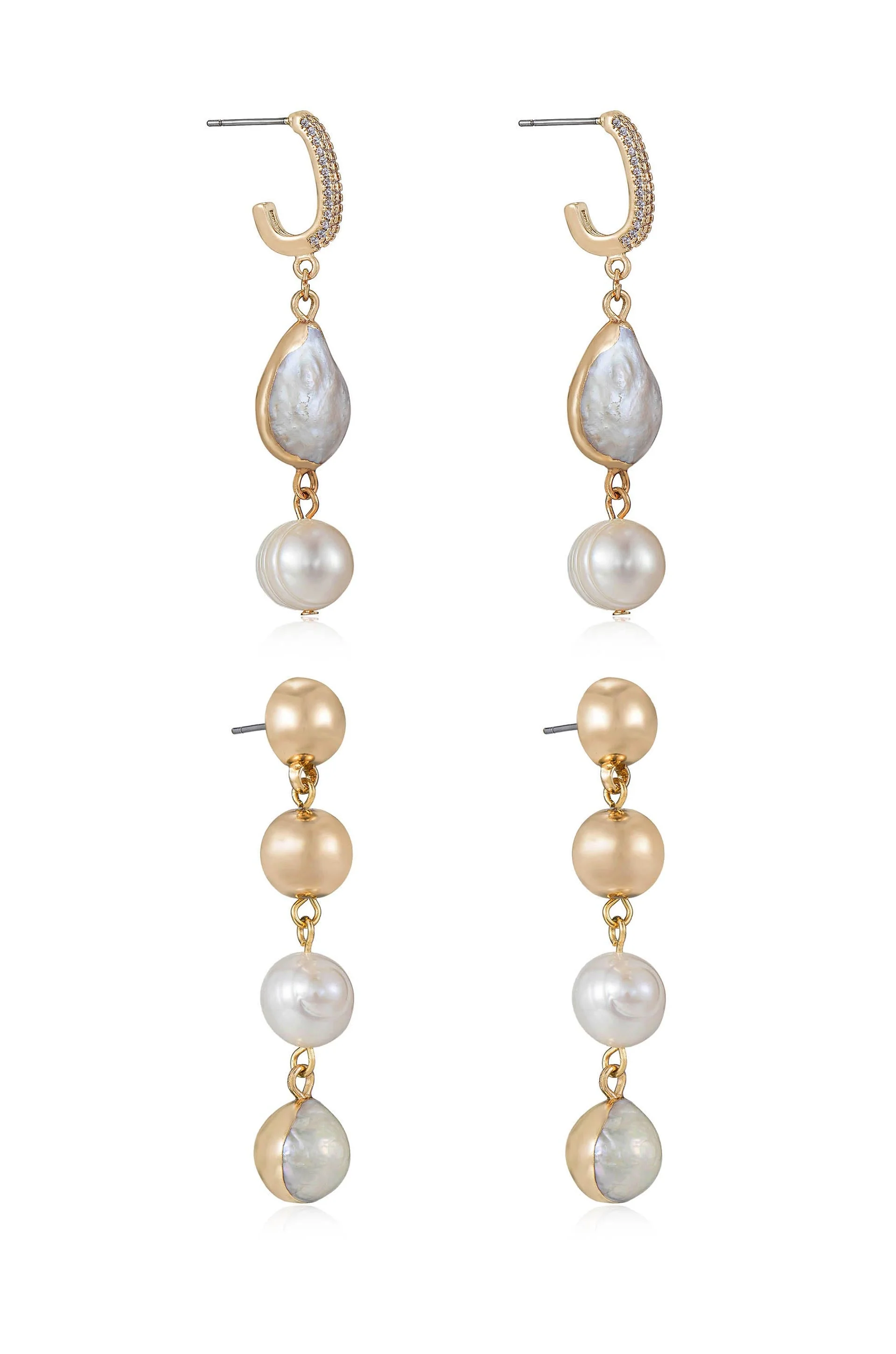 Duchess Pearl and Dangle Earrings - Image 3
