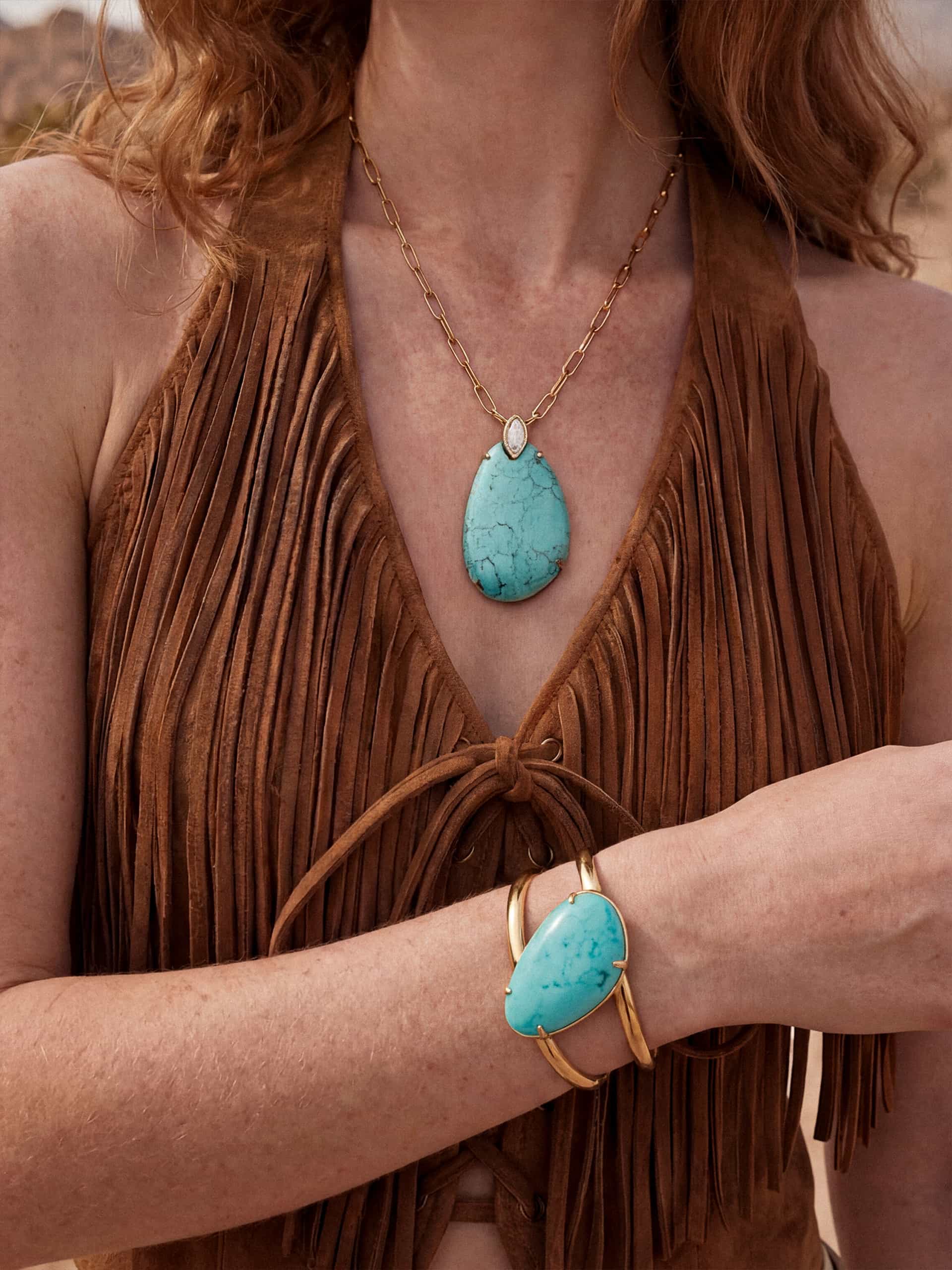 Majestic Stone Pendant Necklace - Image 4