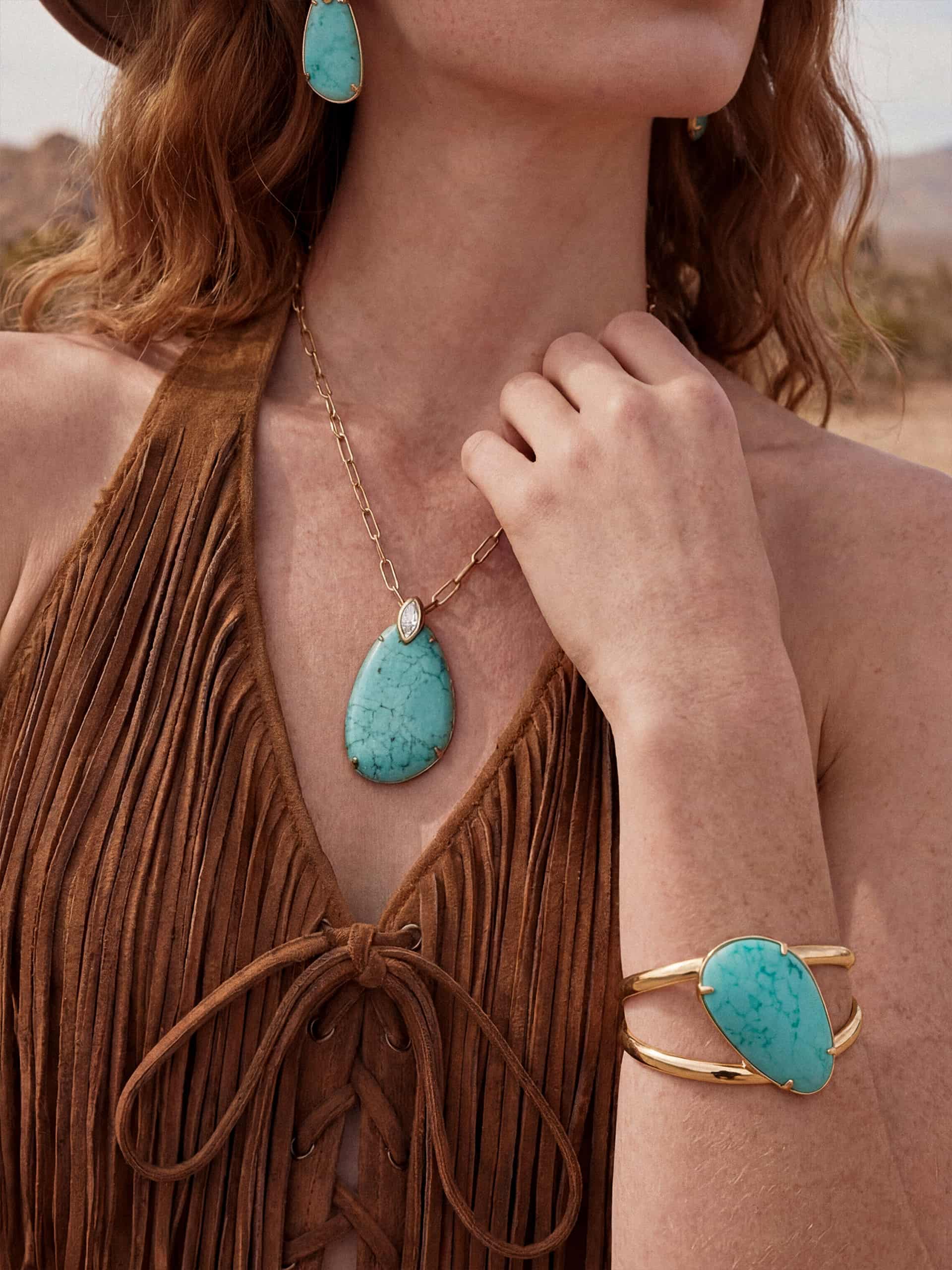 Majestic Stone Pendant Necklace - Image 6