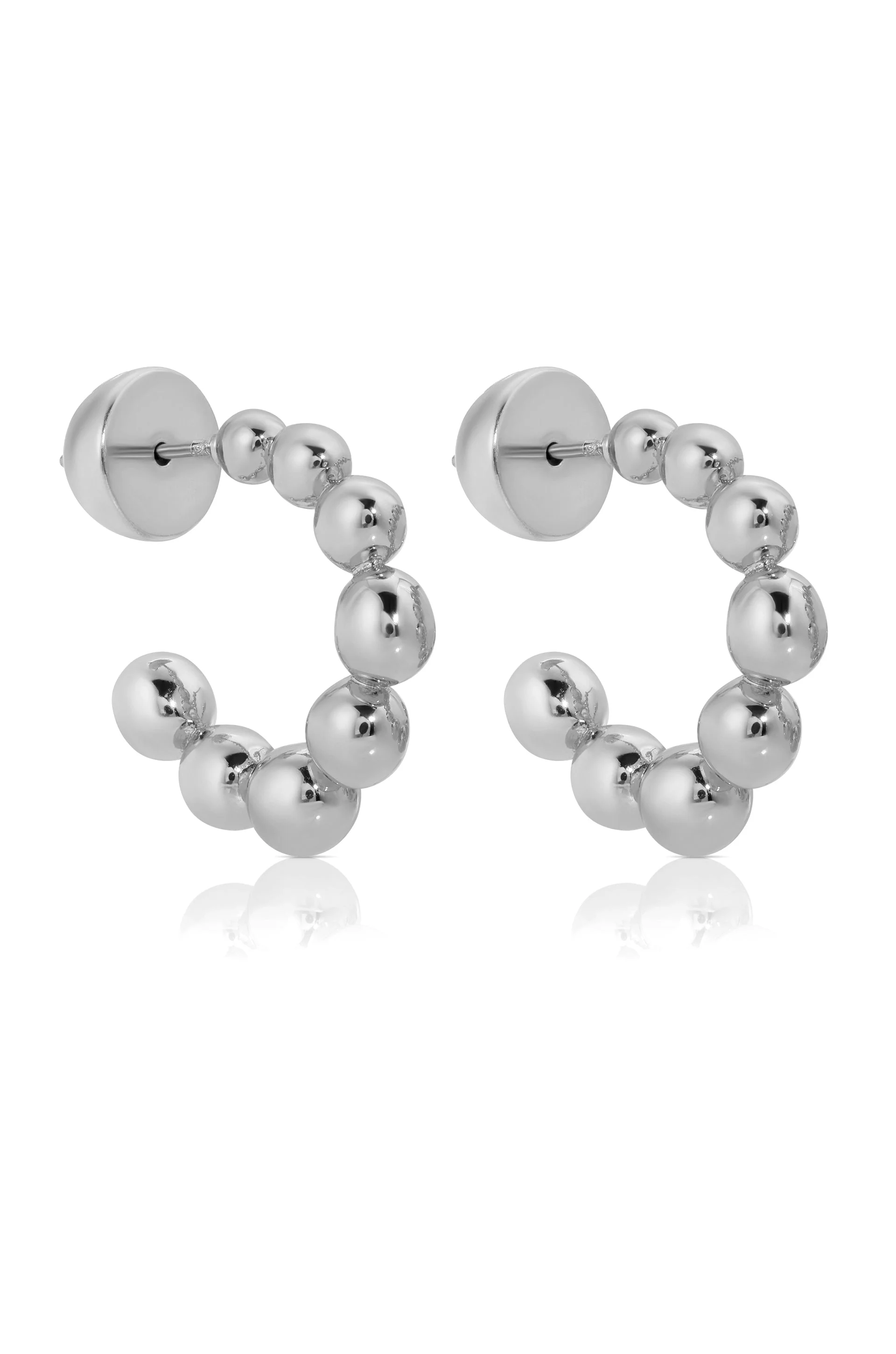 Bubble Huggie Hoops - Image 7