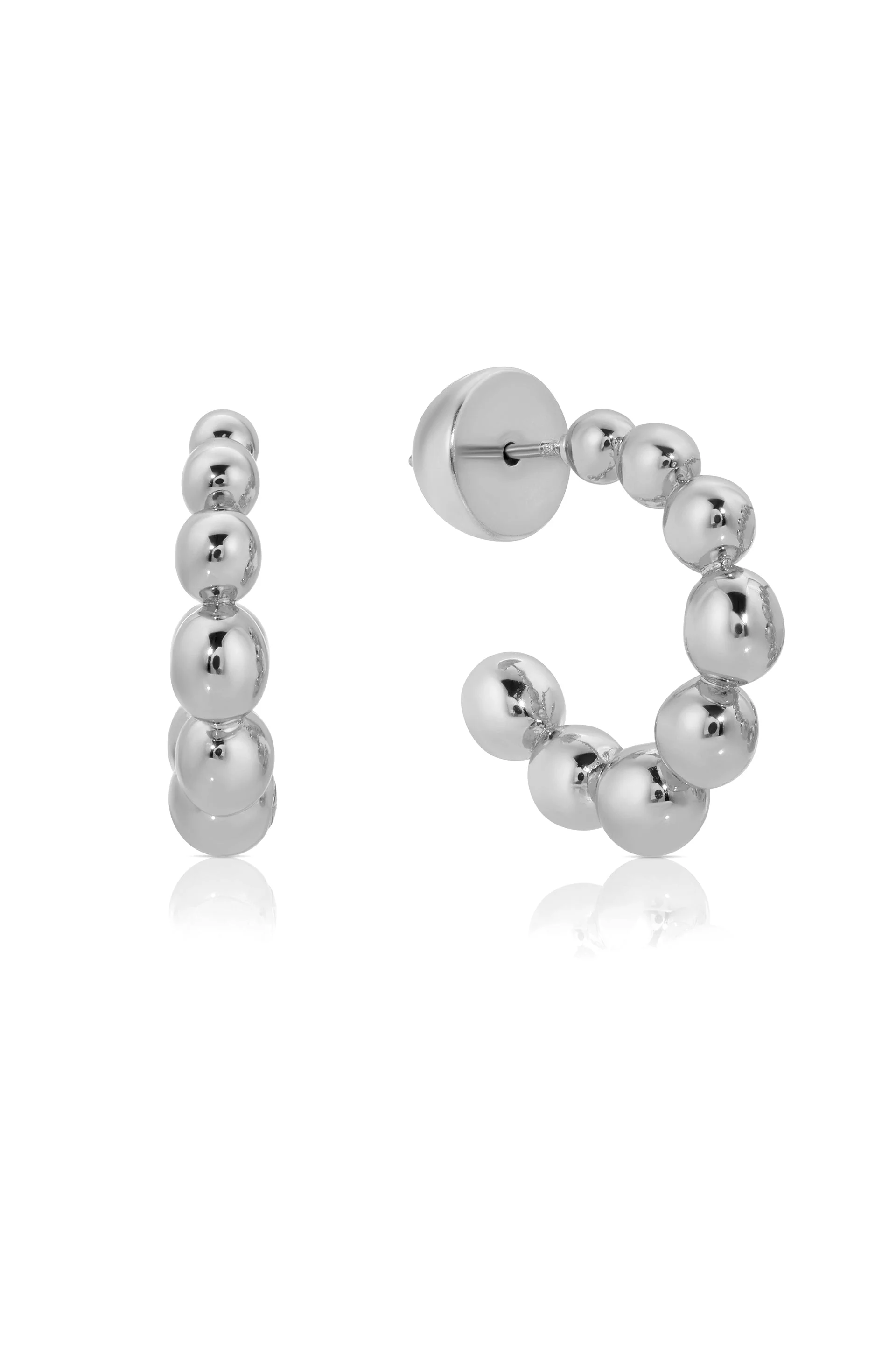 Bubble Huggie Hoops - Image 8