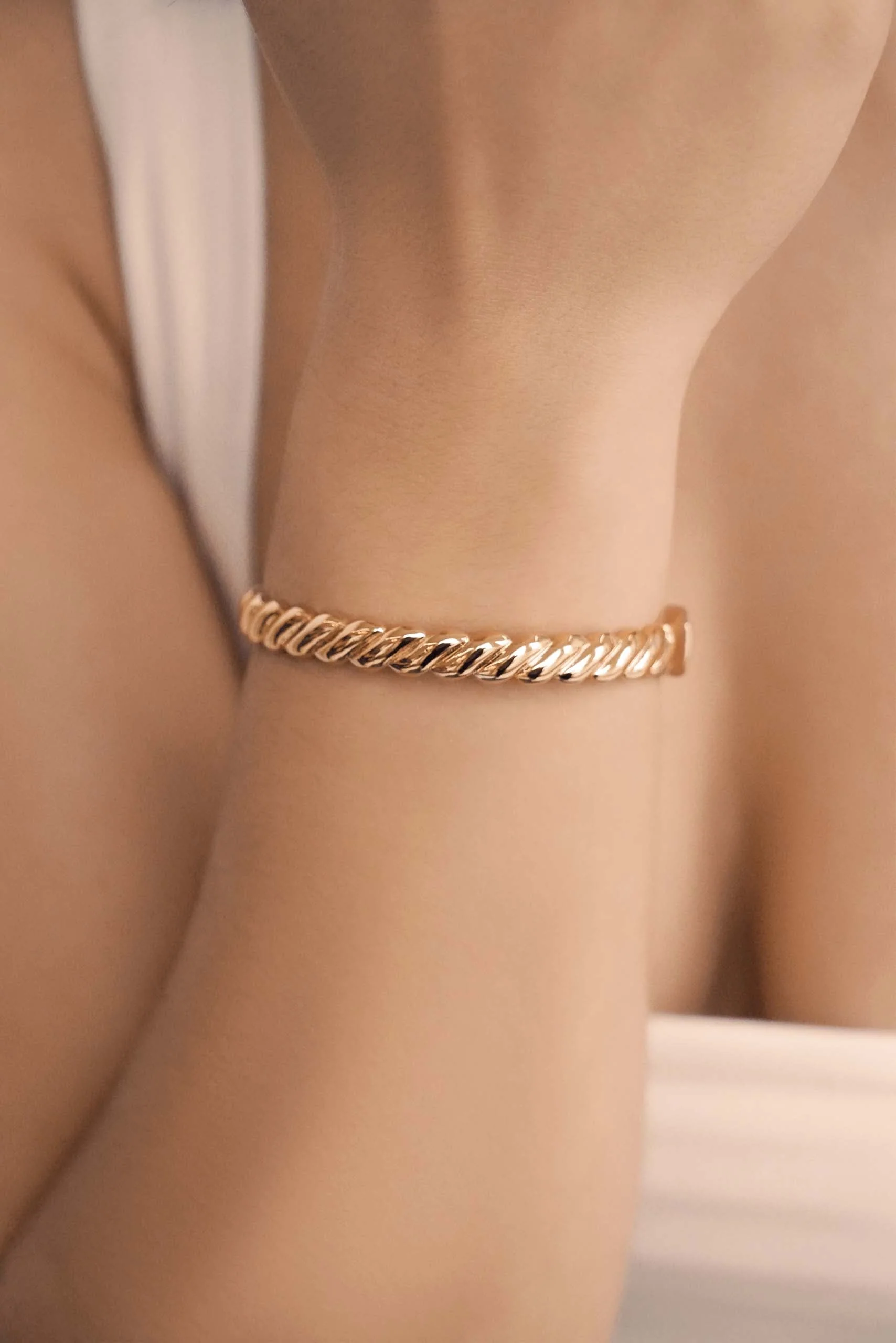 Twisted Stacking Bangle - Image 2