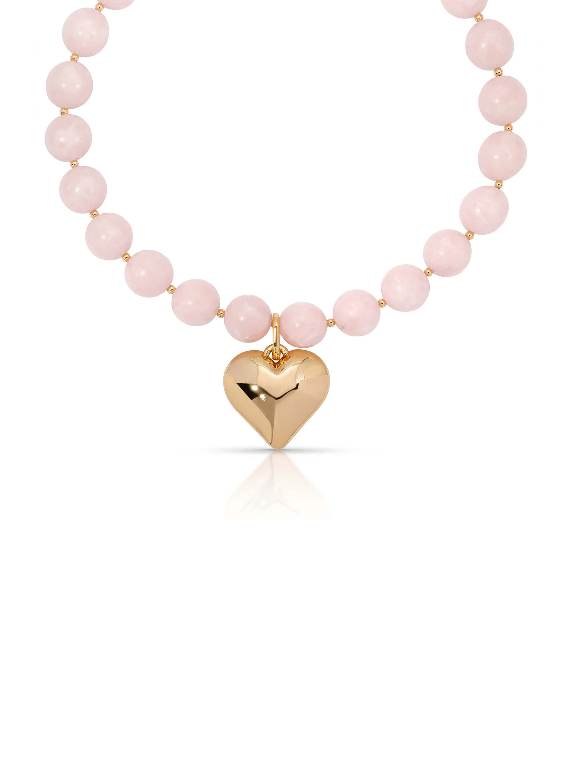 Luck and Love Rose Heart Necklace - Image 3