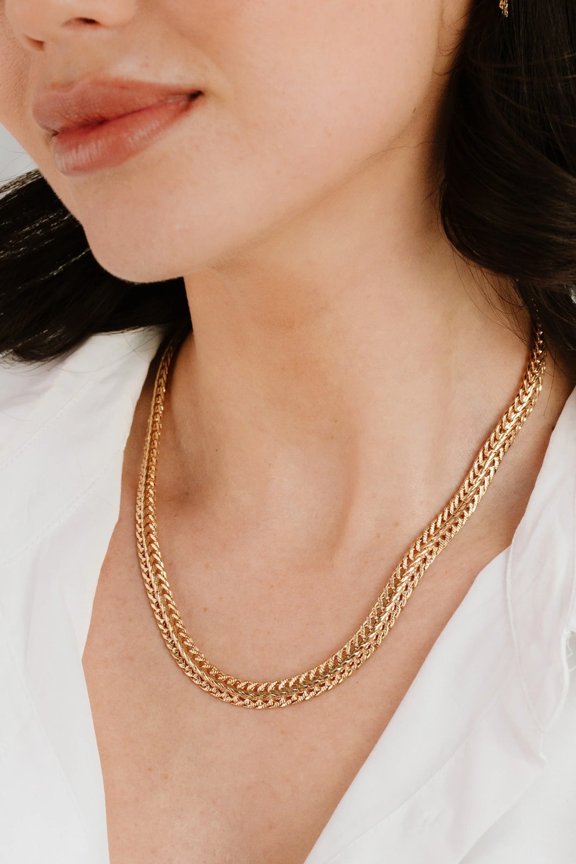 Woven Chain Necklace - Image 2