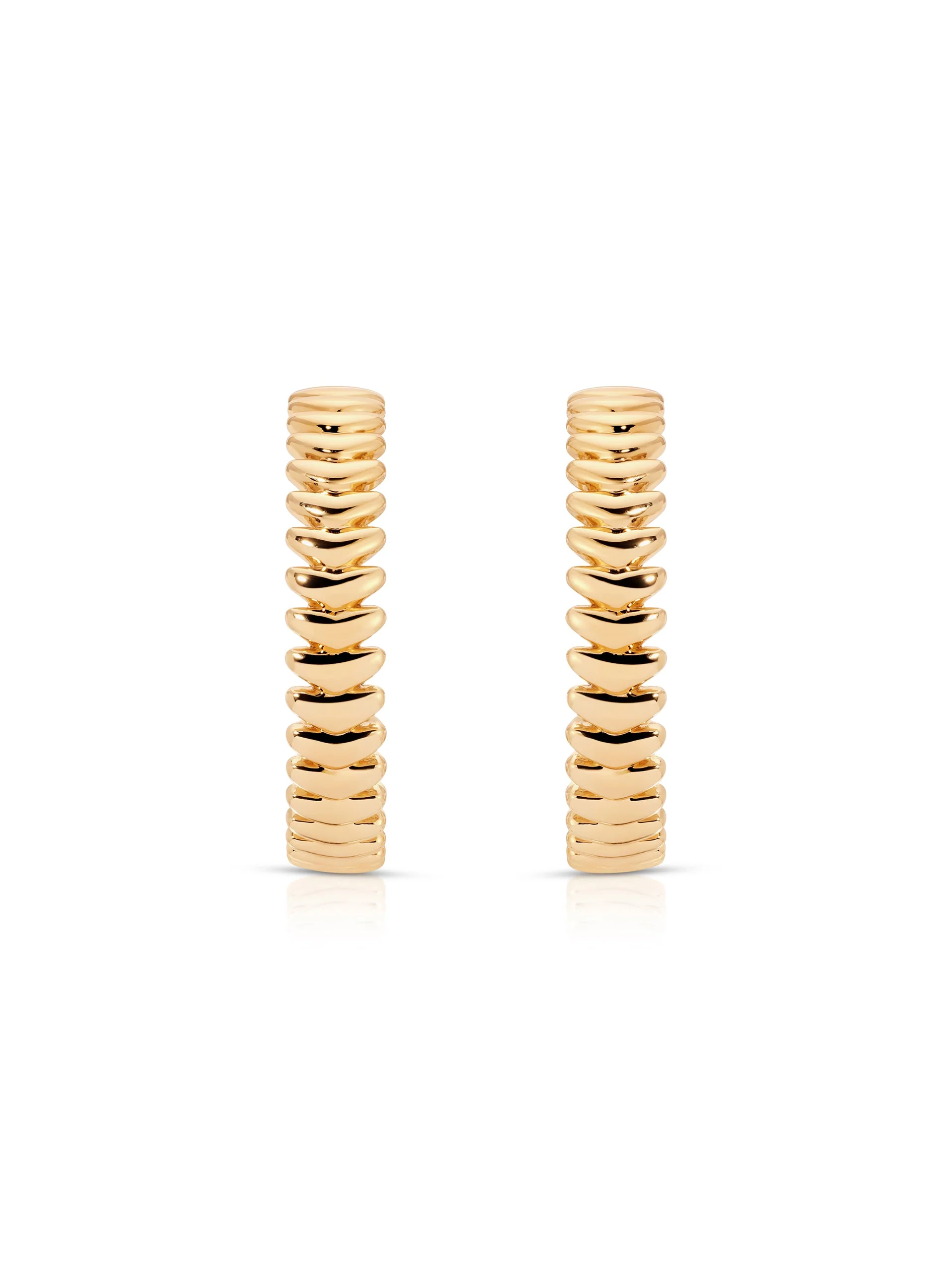 Large Metal Moderna Hoops - Image 3