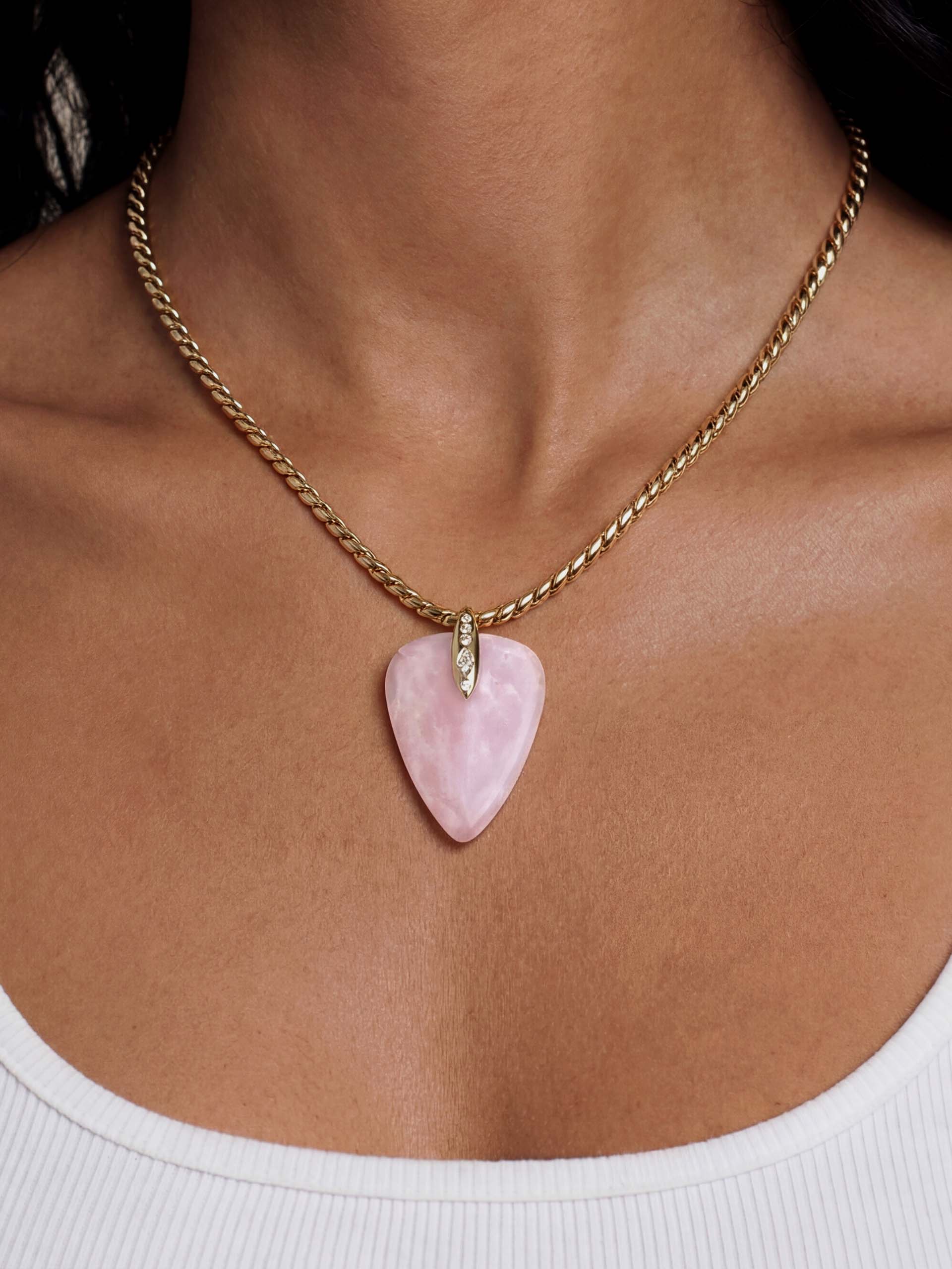 Rose Solstice Pendant Choker - Image 2