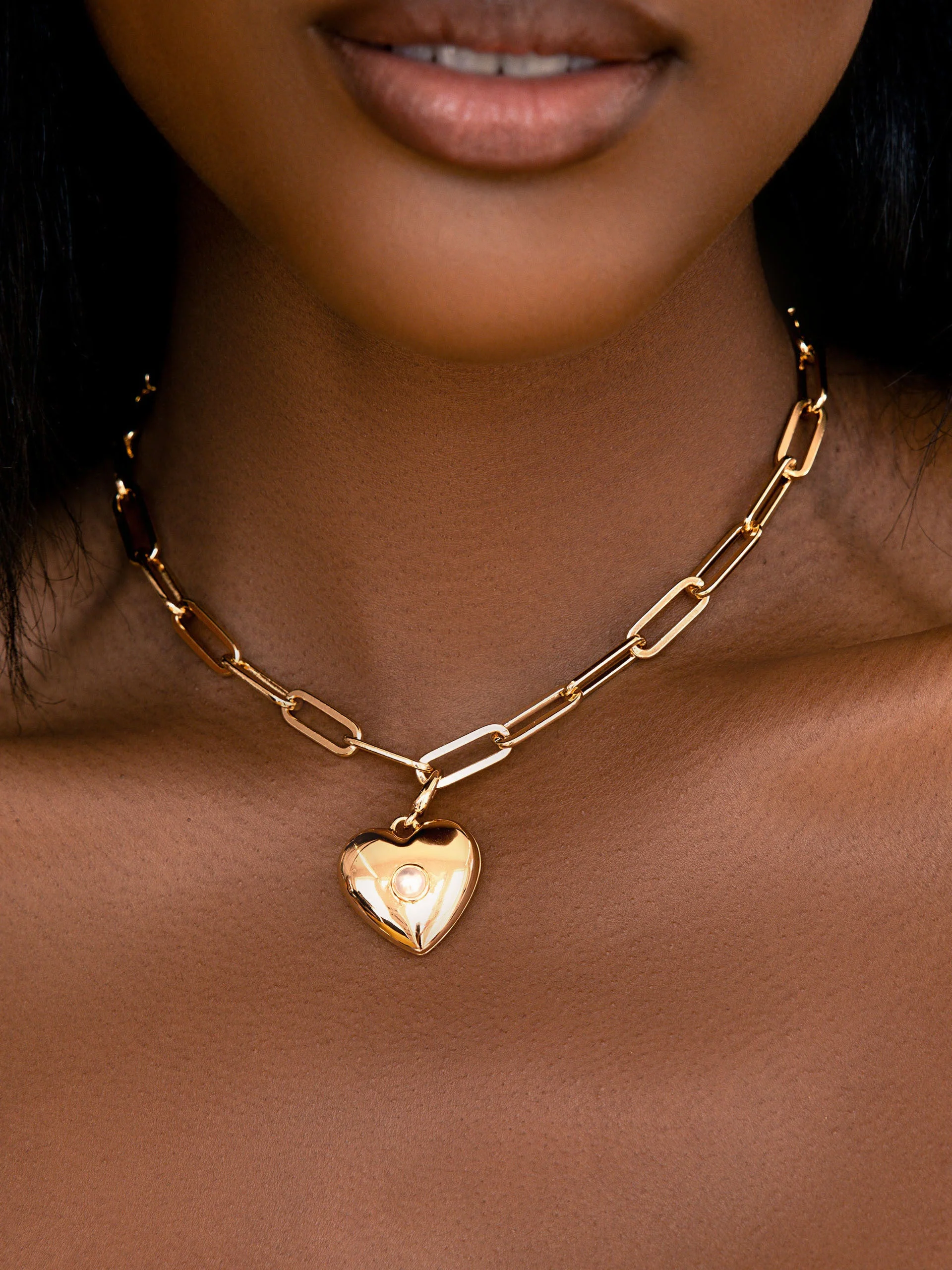 Heart Charm Necklace - Image 3