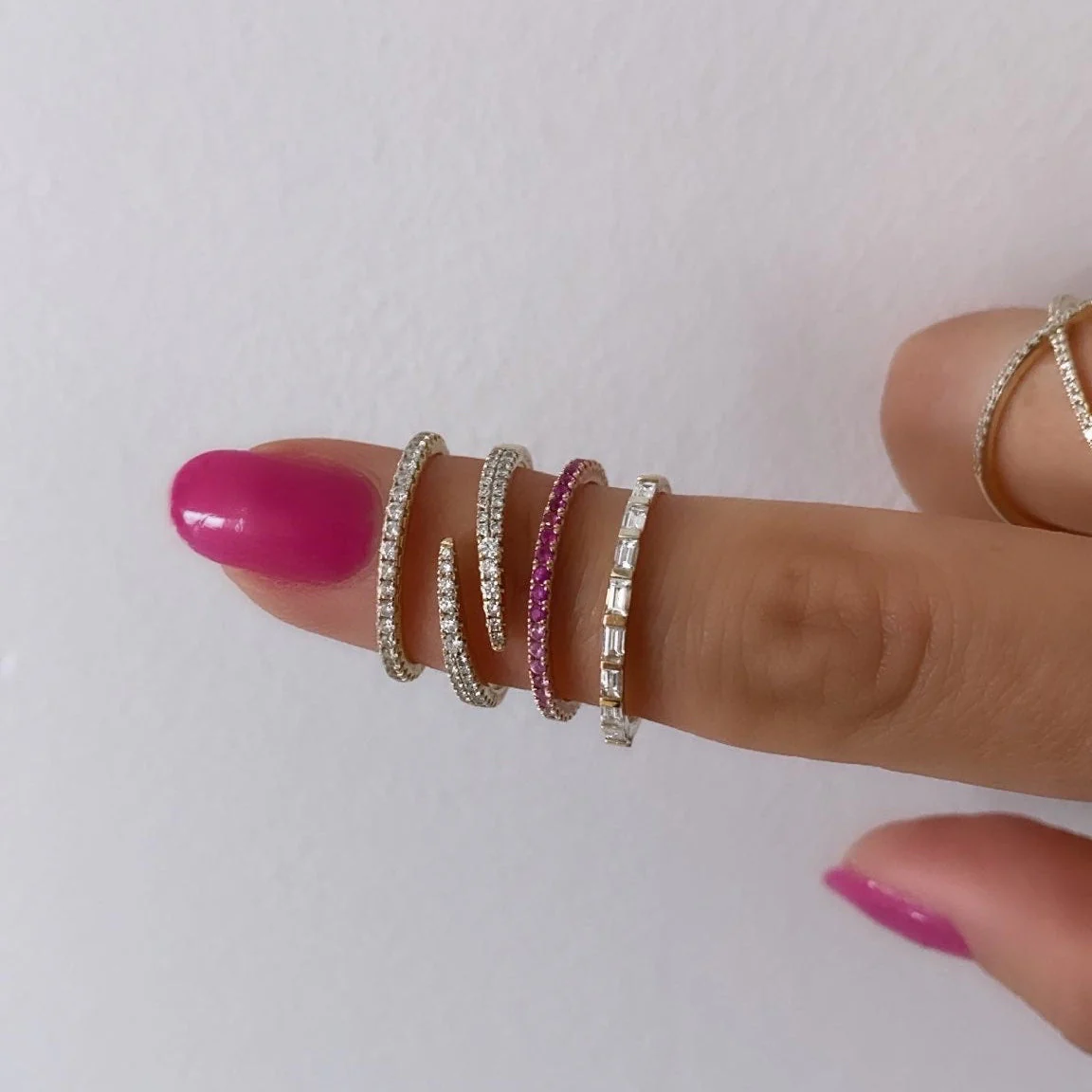 Pave Diamond Eternity Band - Image 5
