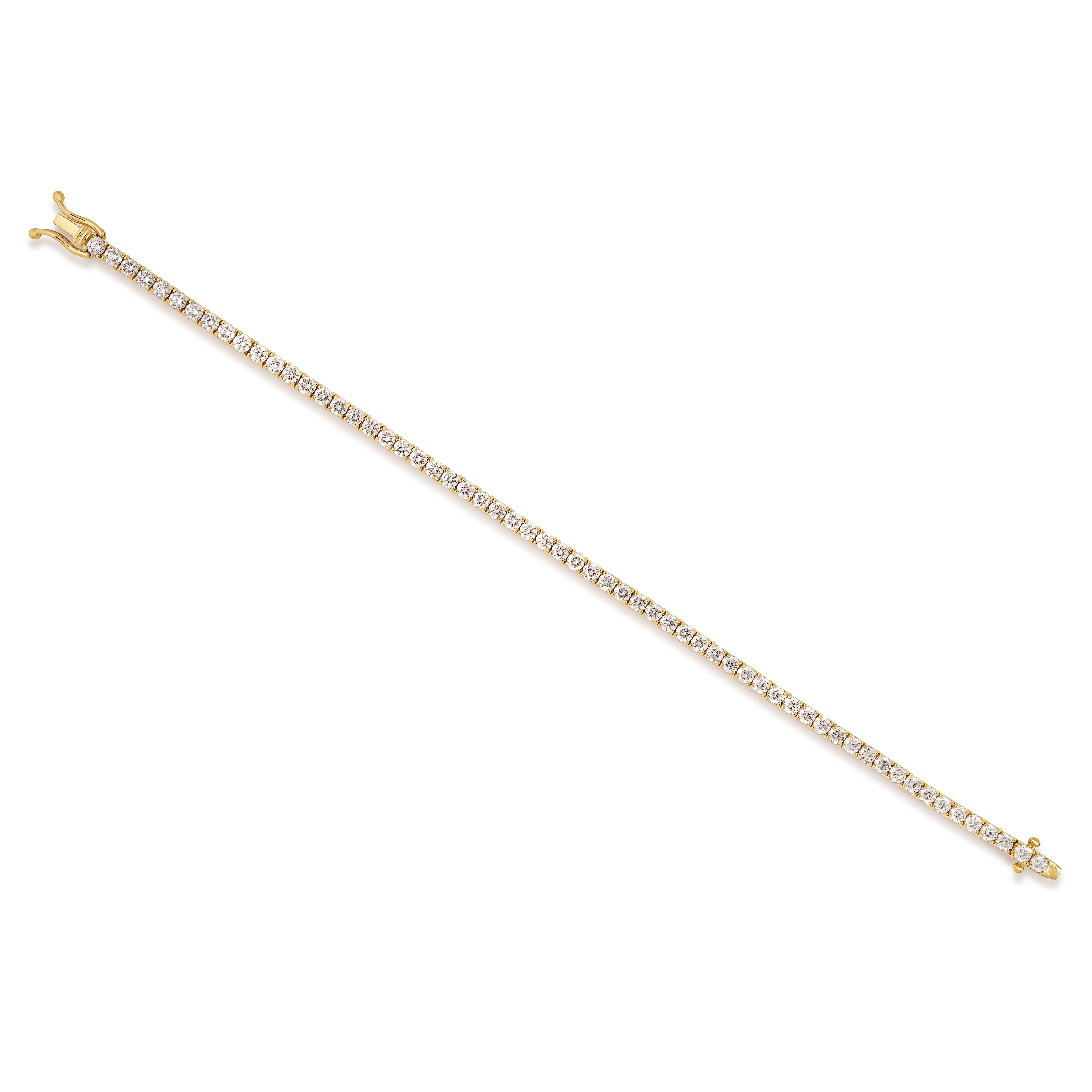 Classic Lab Diamond Tennis Bracelet - Image 5