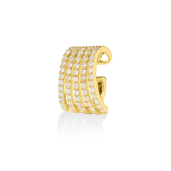 5-Row Diamond Ear Cuff - Image 3