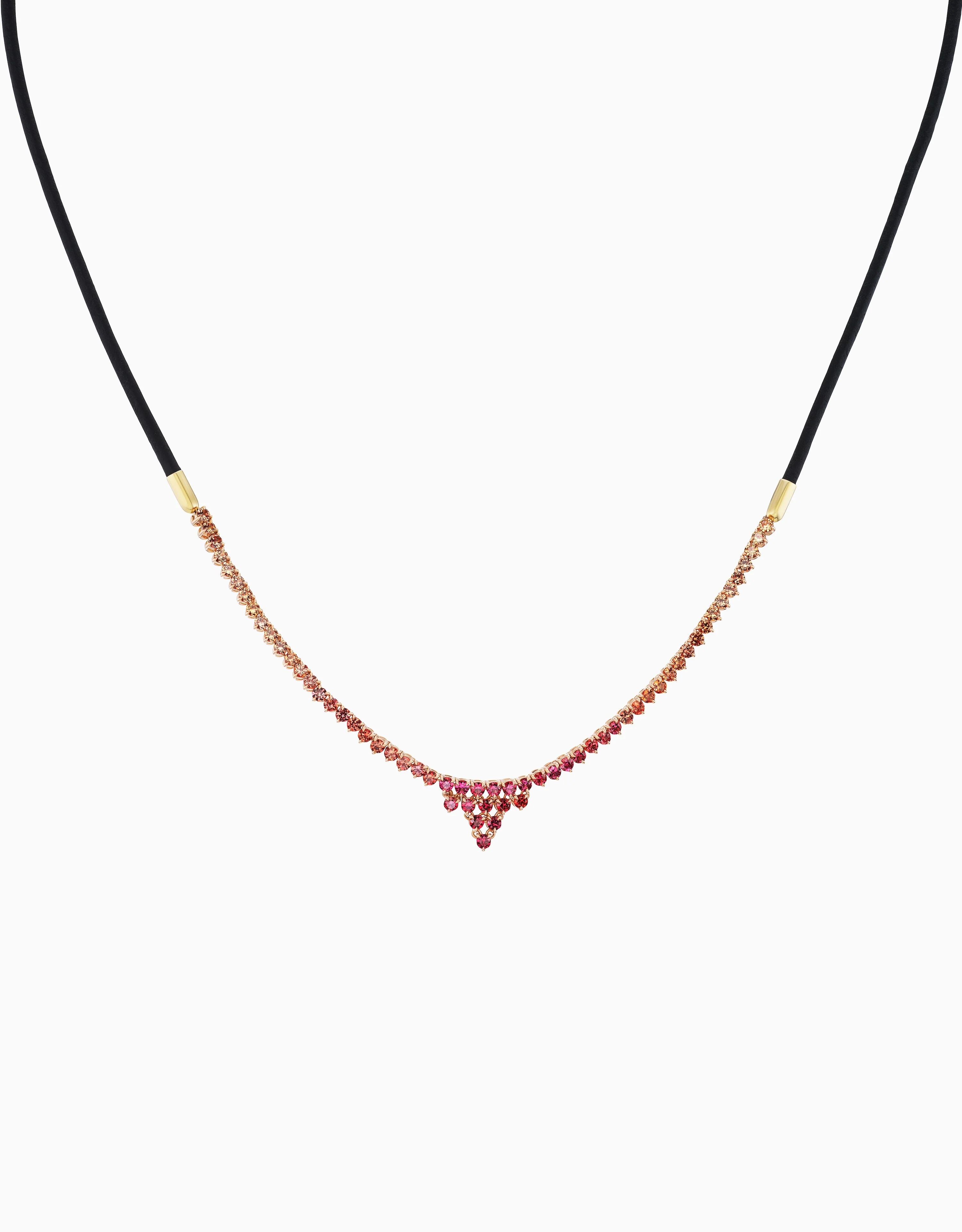 Half Tennis Necklace - Image 3