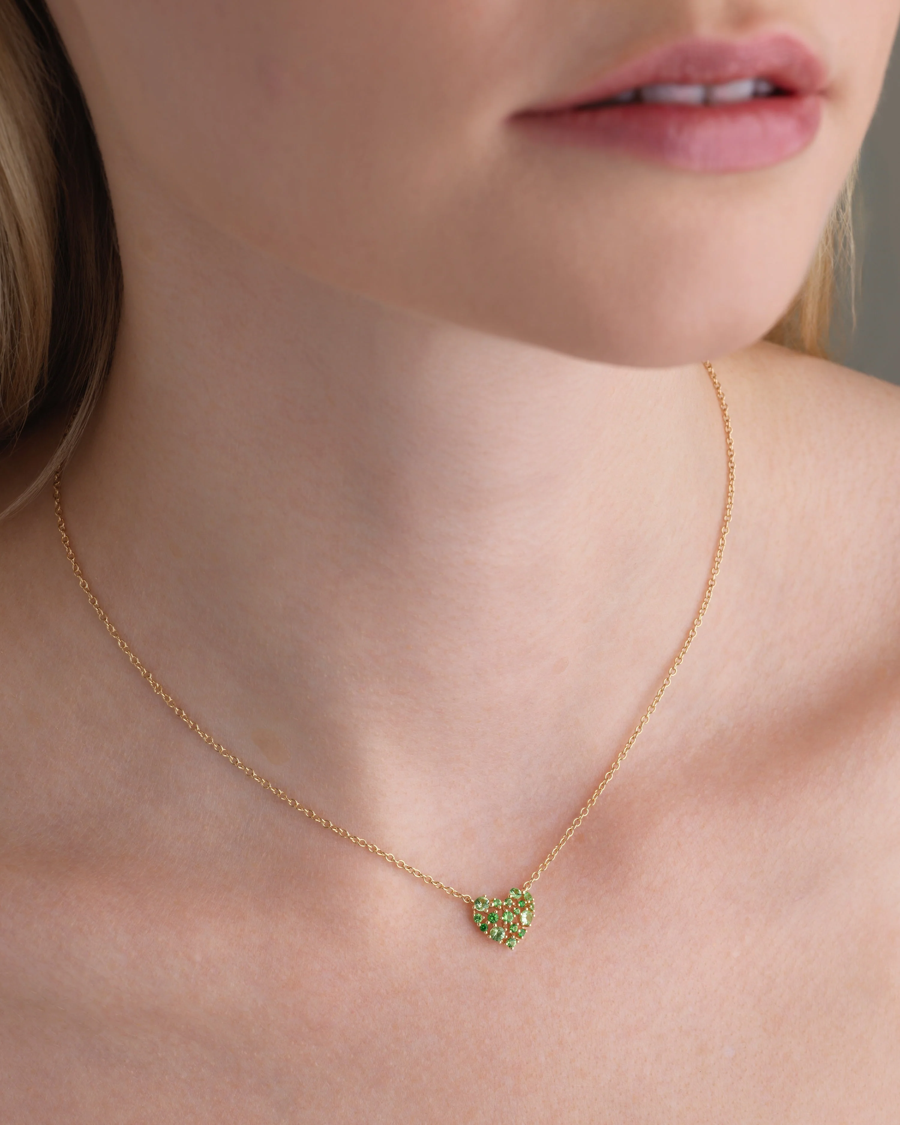 Lacey Necklace - Tsavorite - Image 2
