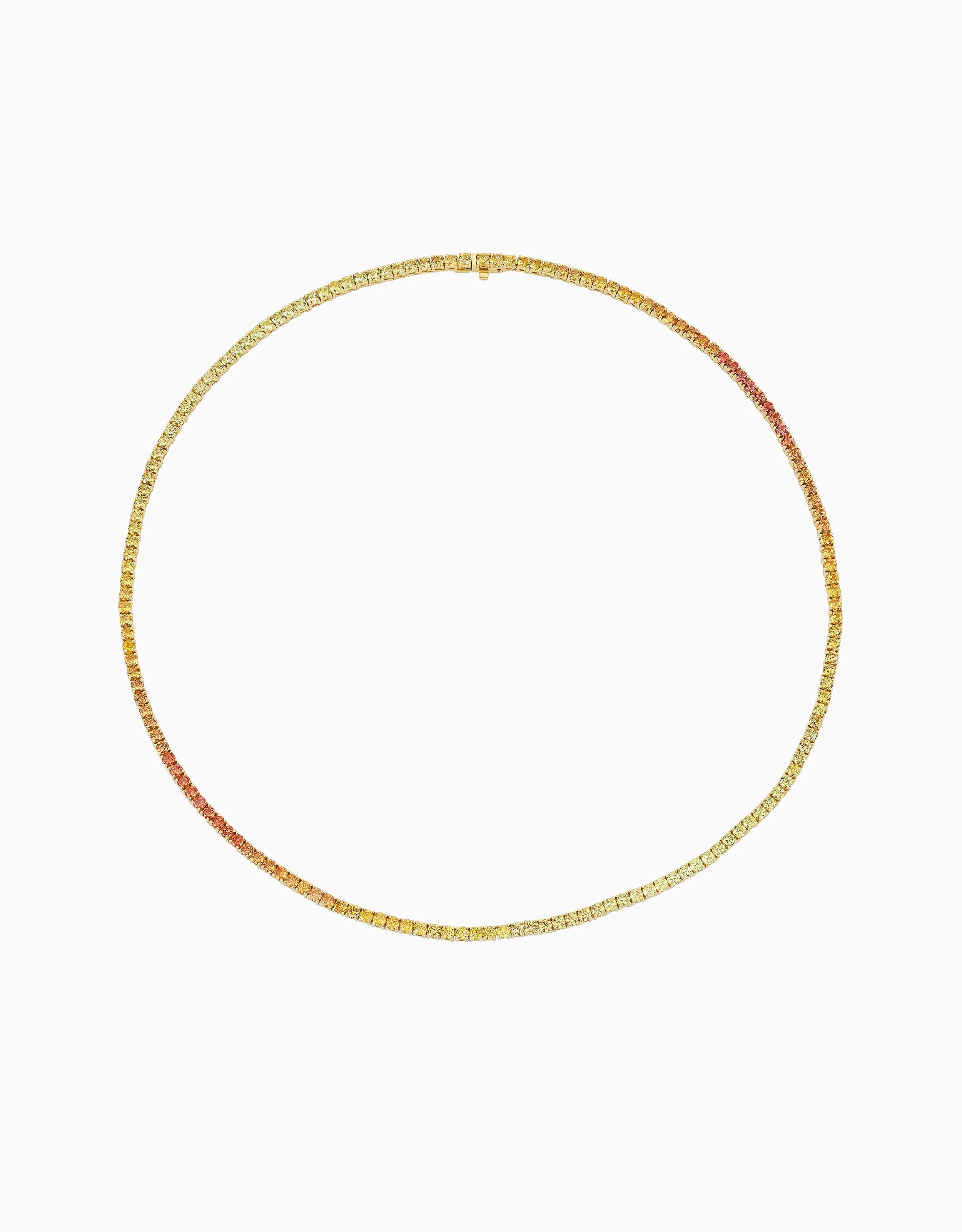 Ombre Tennis Necklace - Sunrise (EXCLUSIVE)