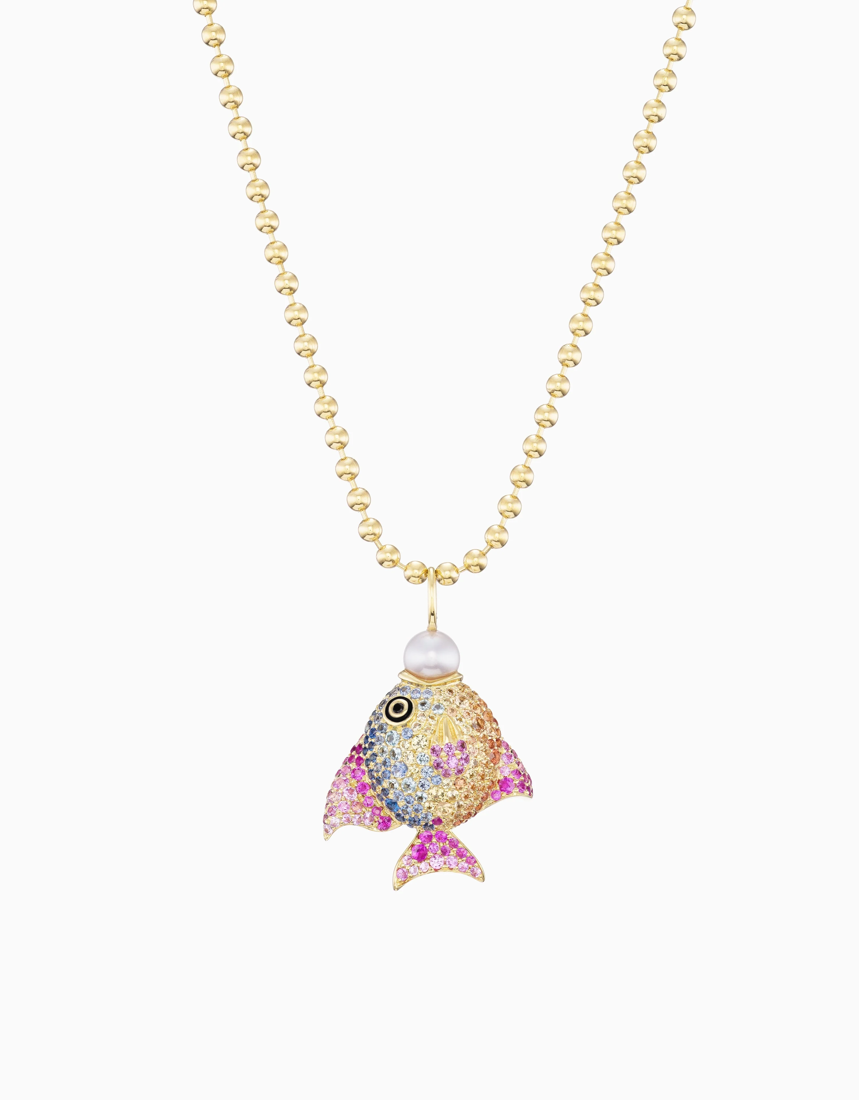Rainbow Fish Necklace