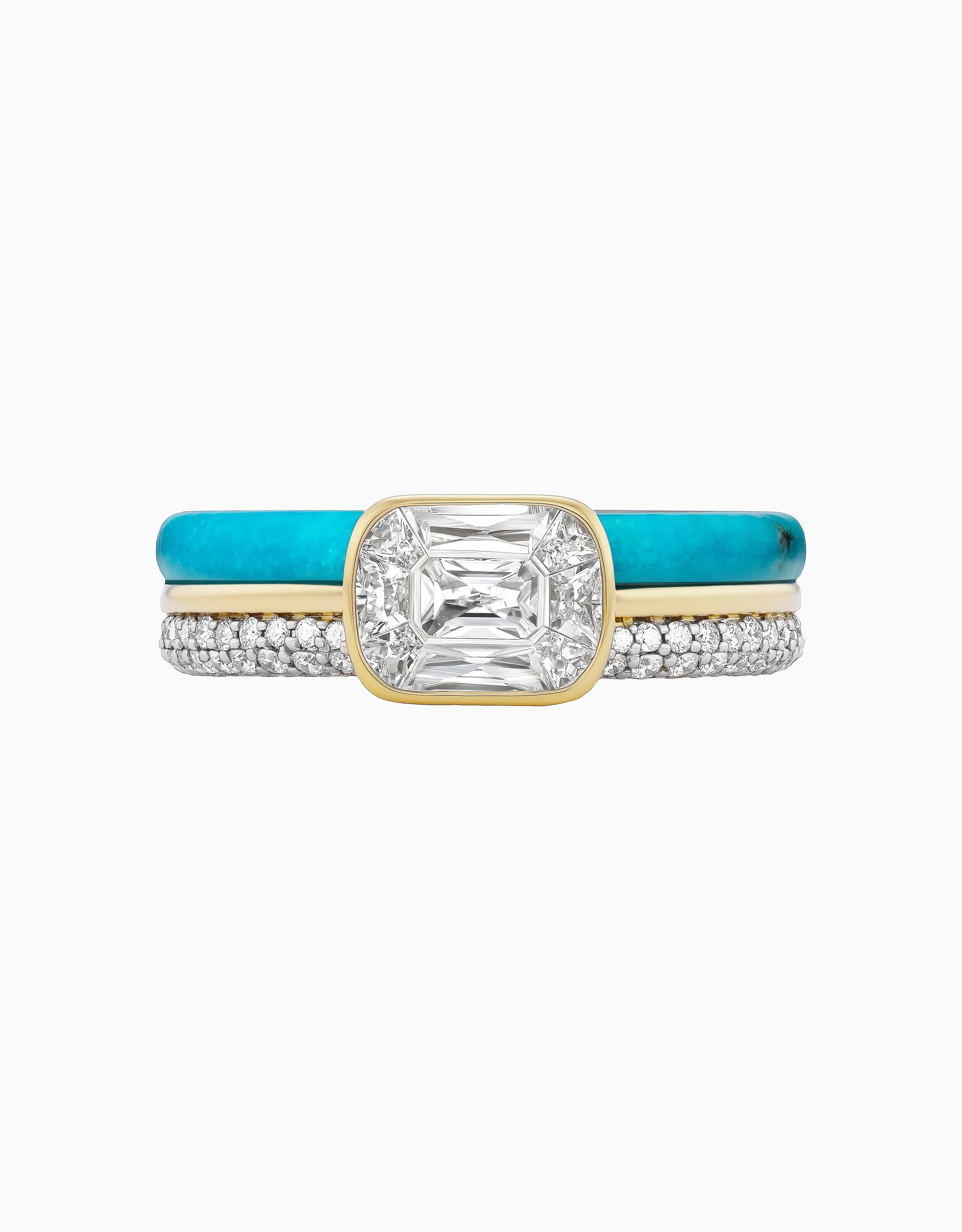 Stacked Ring - Diamond (One-of-a-Kind)
