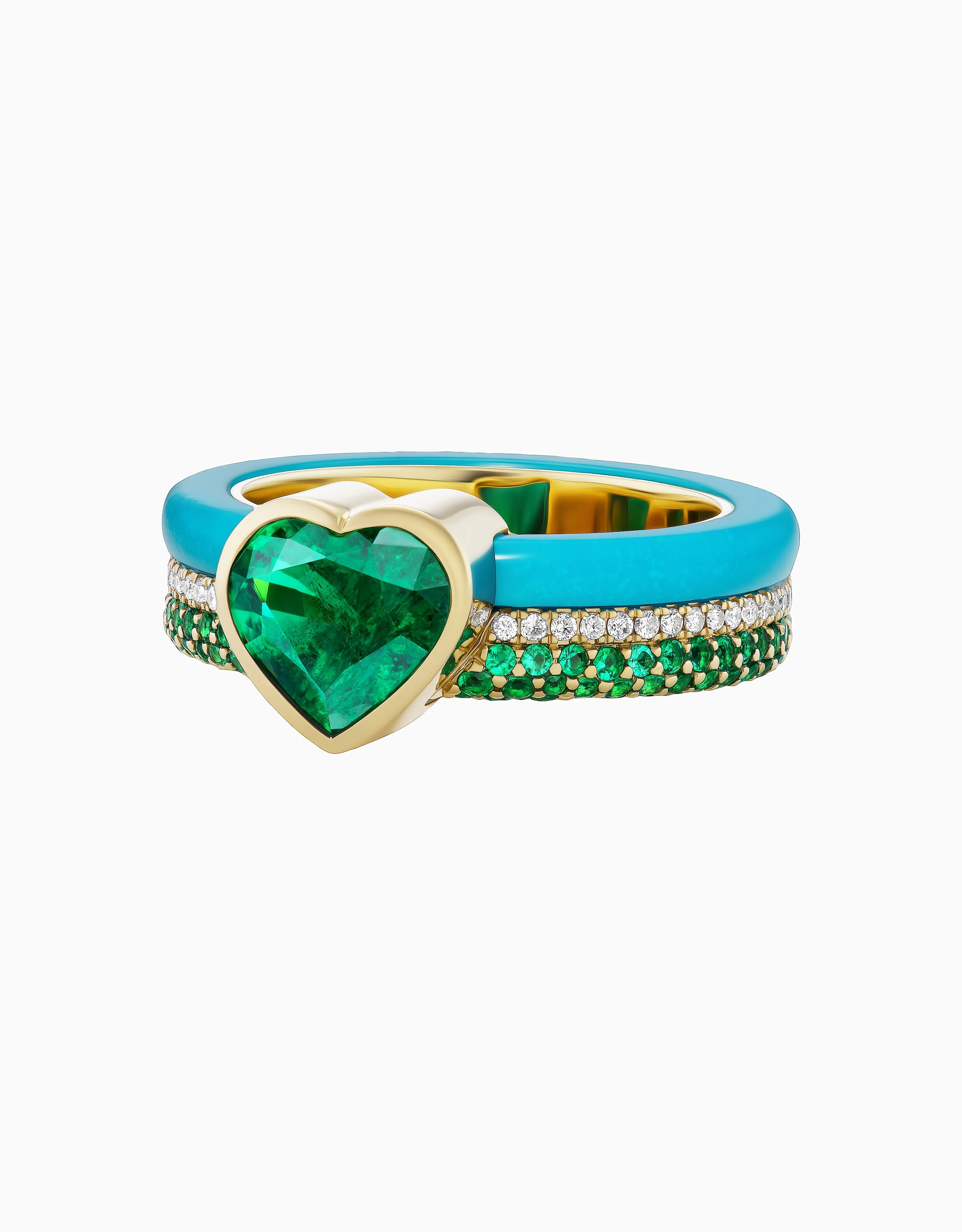 Stacked Ring - Sapphire (One-of-a-Kind) - Image 3