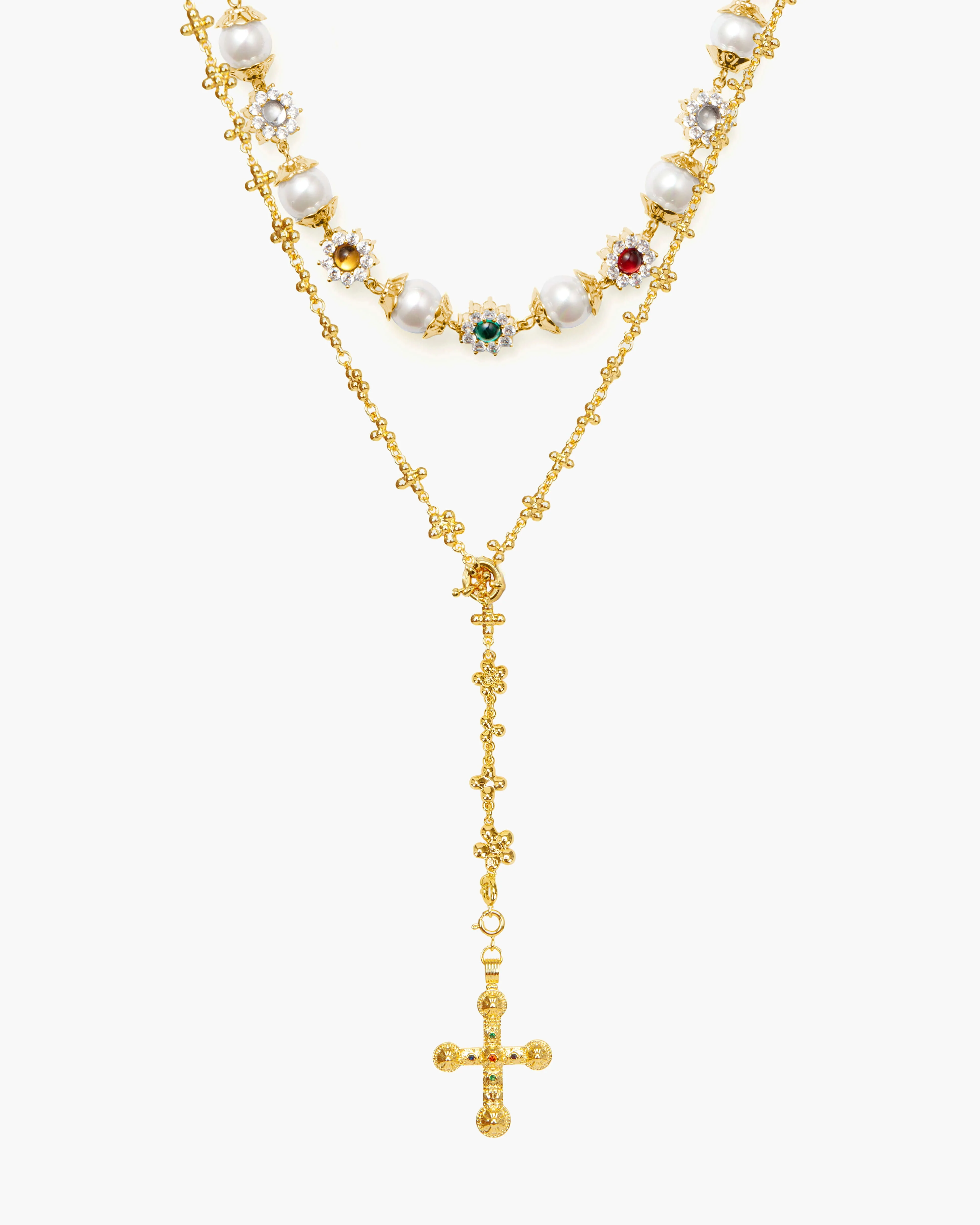 Daisy Pearl Necklace - Image 7