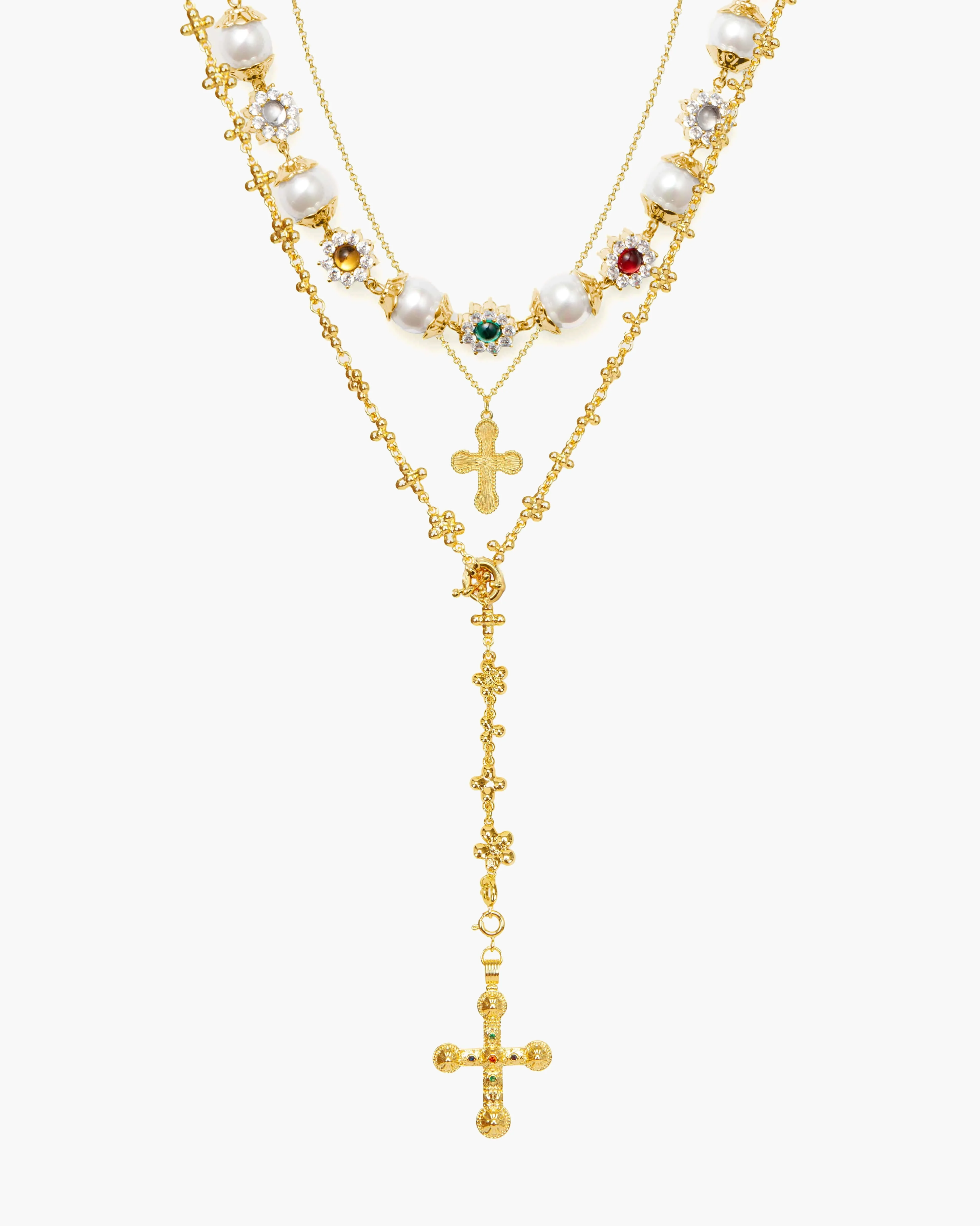 Daisy Pearl Necklace - Image 9