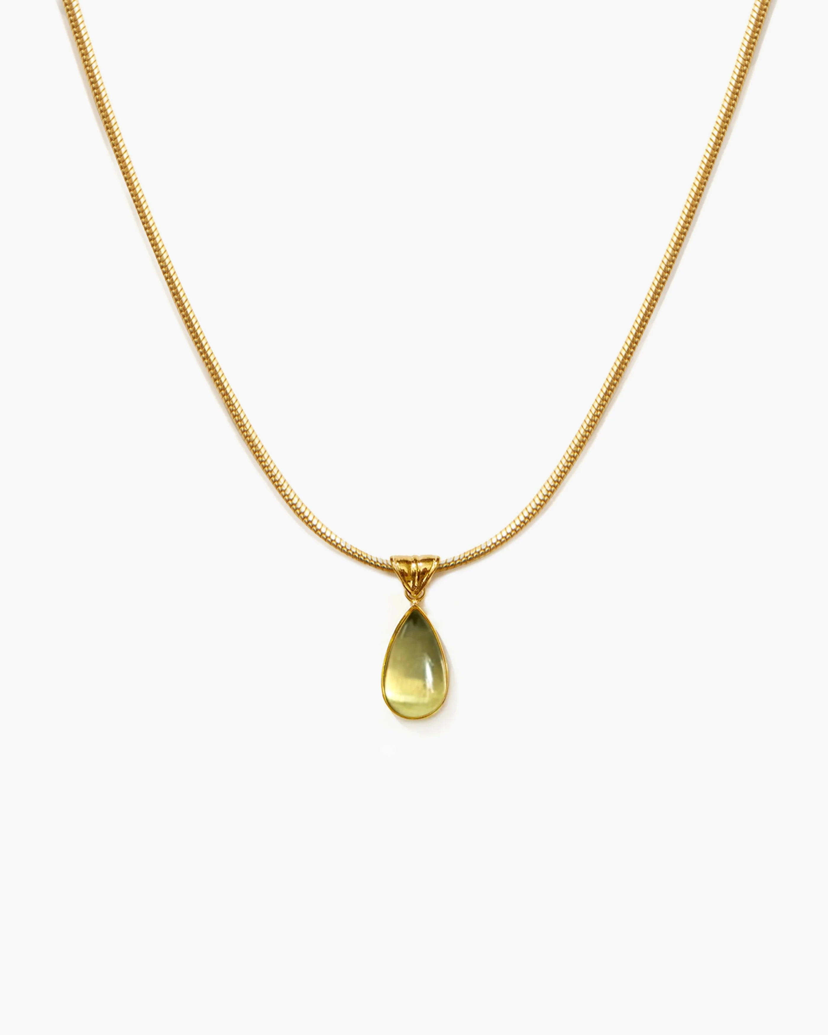 Waterdrop Necklace in Marine Blue - Image 6
