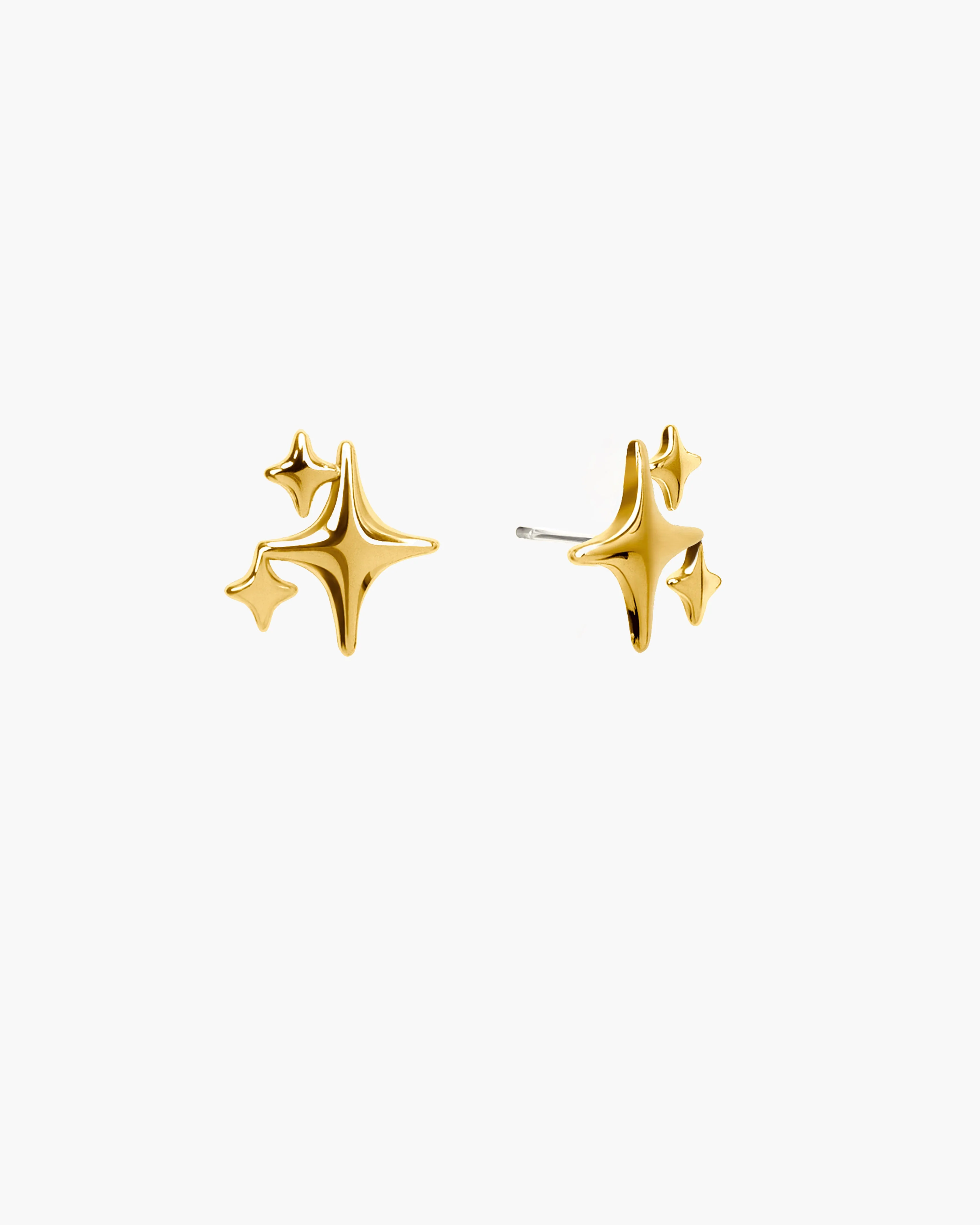 Sparkle Stud Earrings in Silver - Image 6