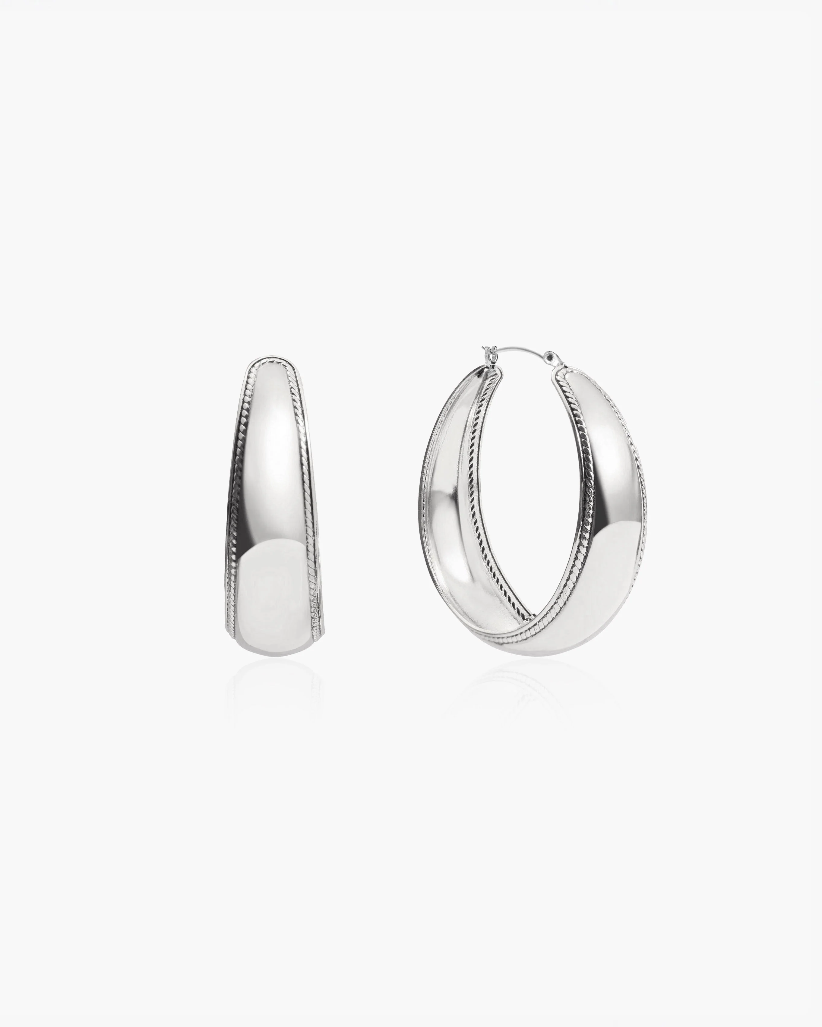 Orin Large Hoop Earrings - Image 4