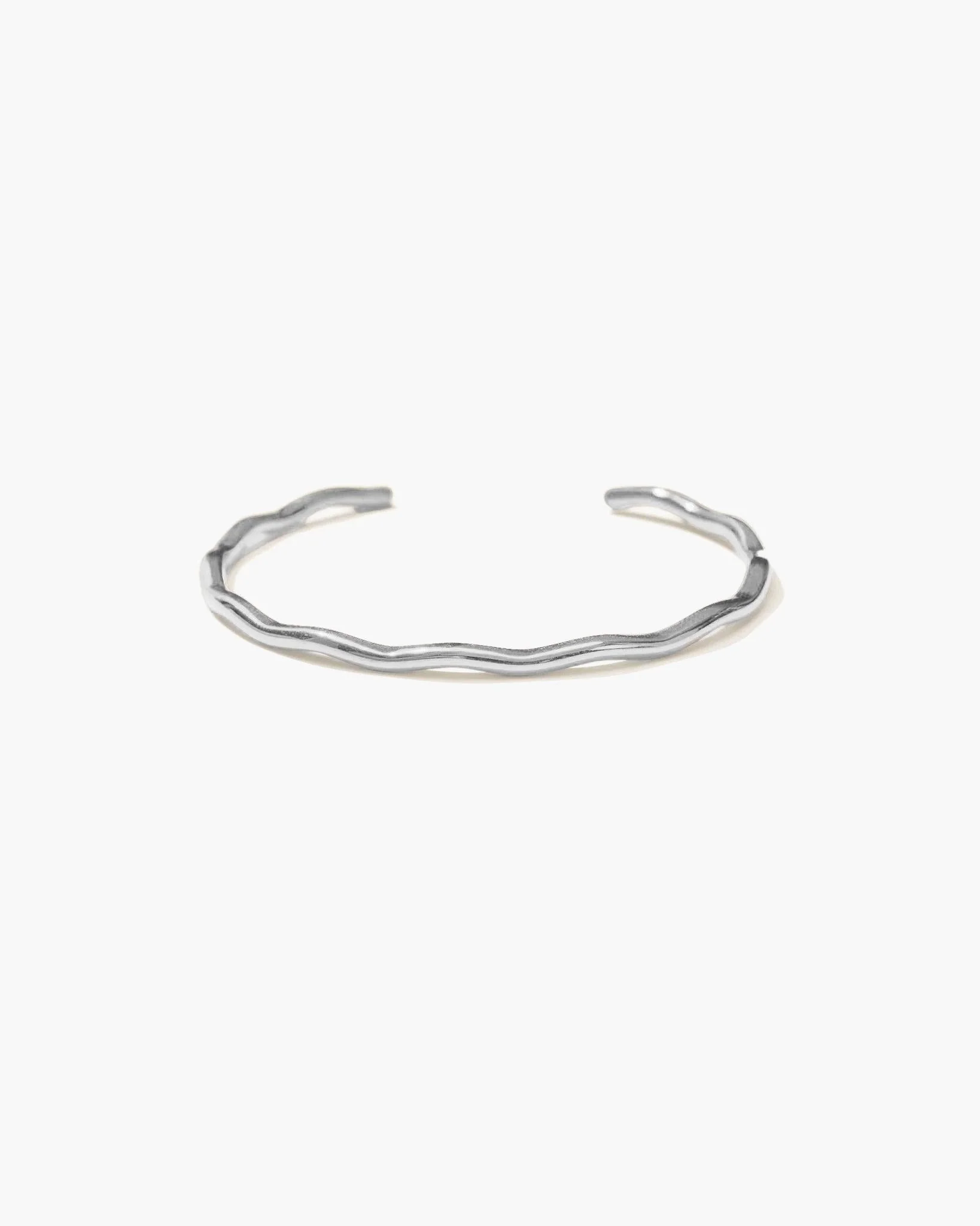 Silver Wave Bangle