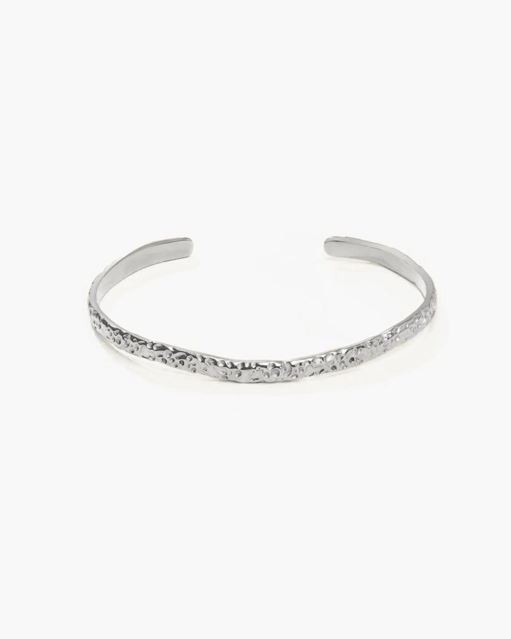 Silver Textured Bangle