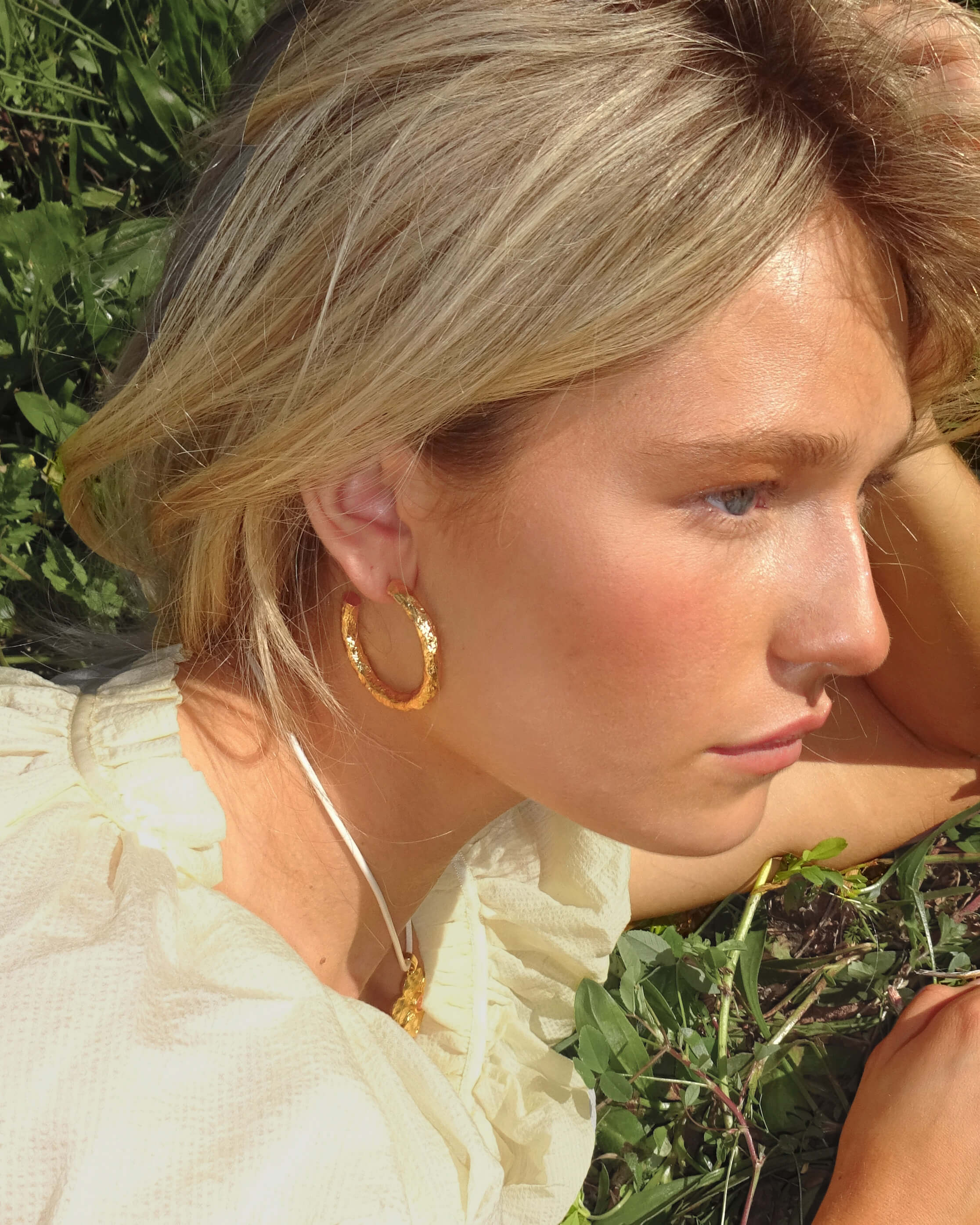Jenny Large Hoop Earrings - Image 2