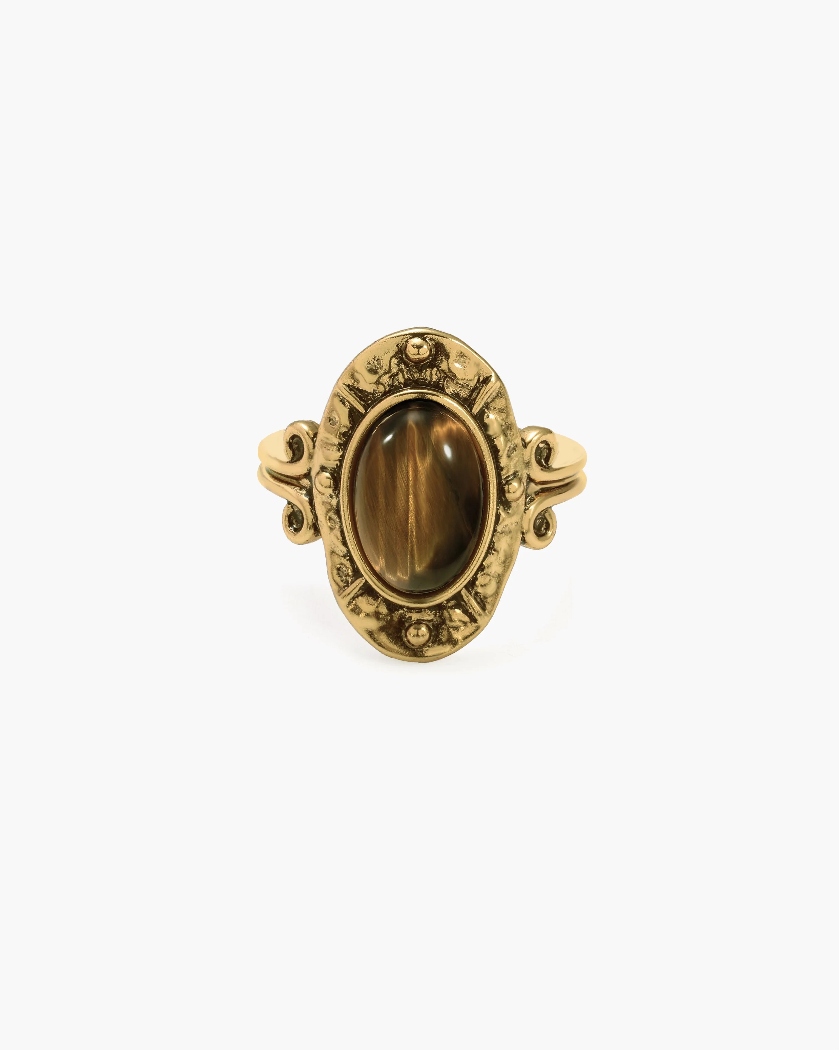 Mosswood Prehnite Ring - Image 6