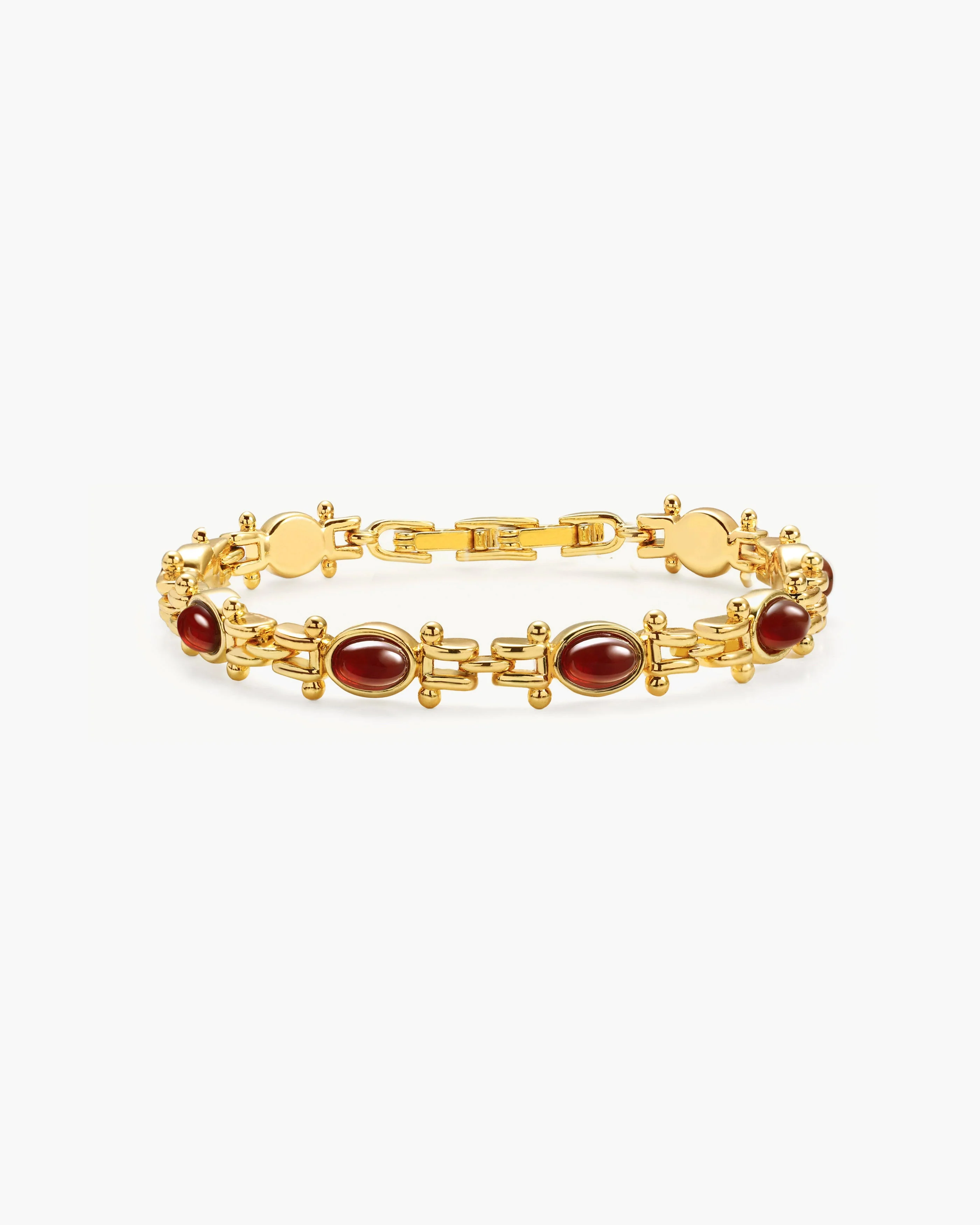Tess's Treasure Carnelian Bracelet in Silver - Image 5