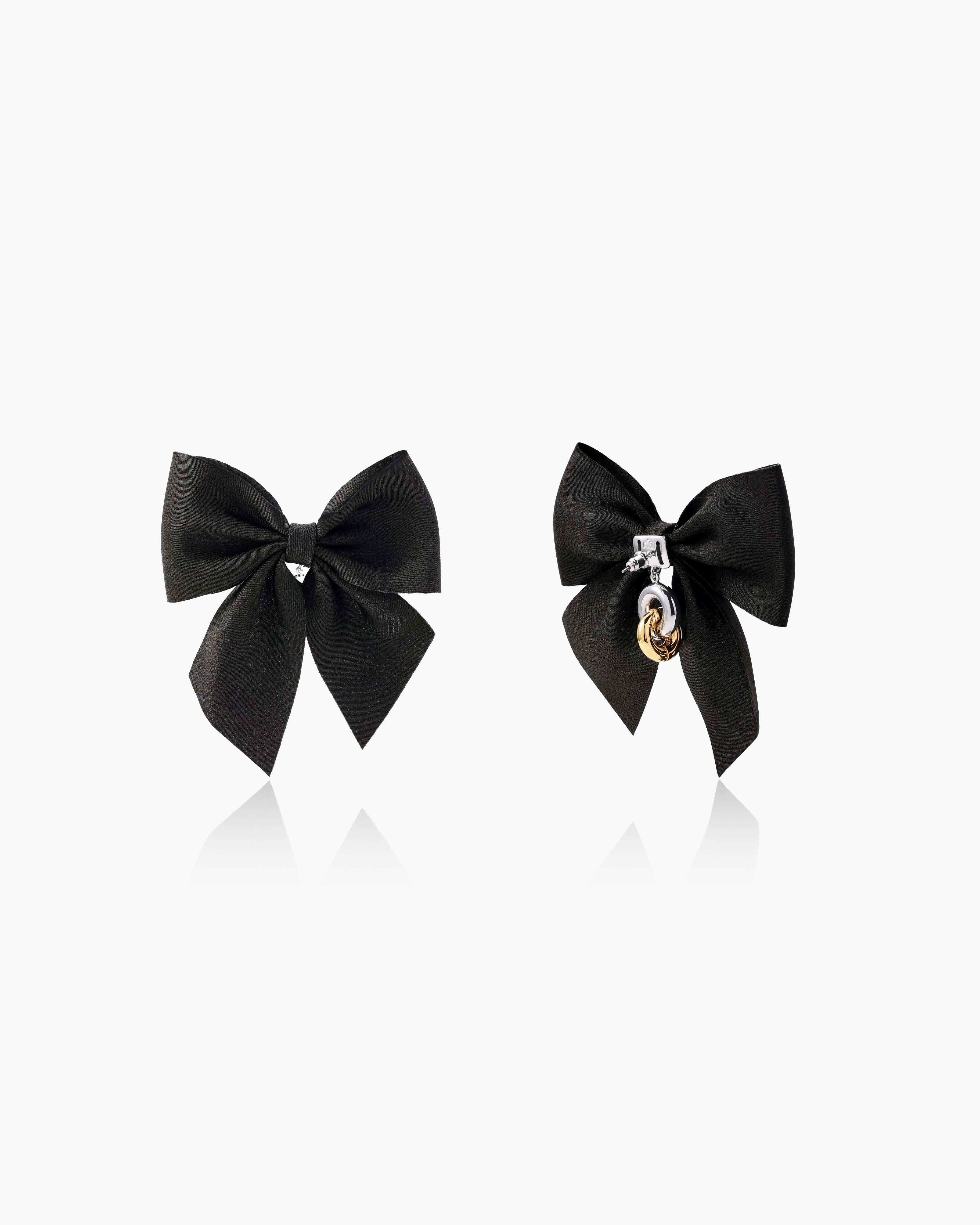 Polka Dot Bow Earrings - Image 6