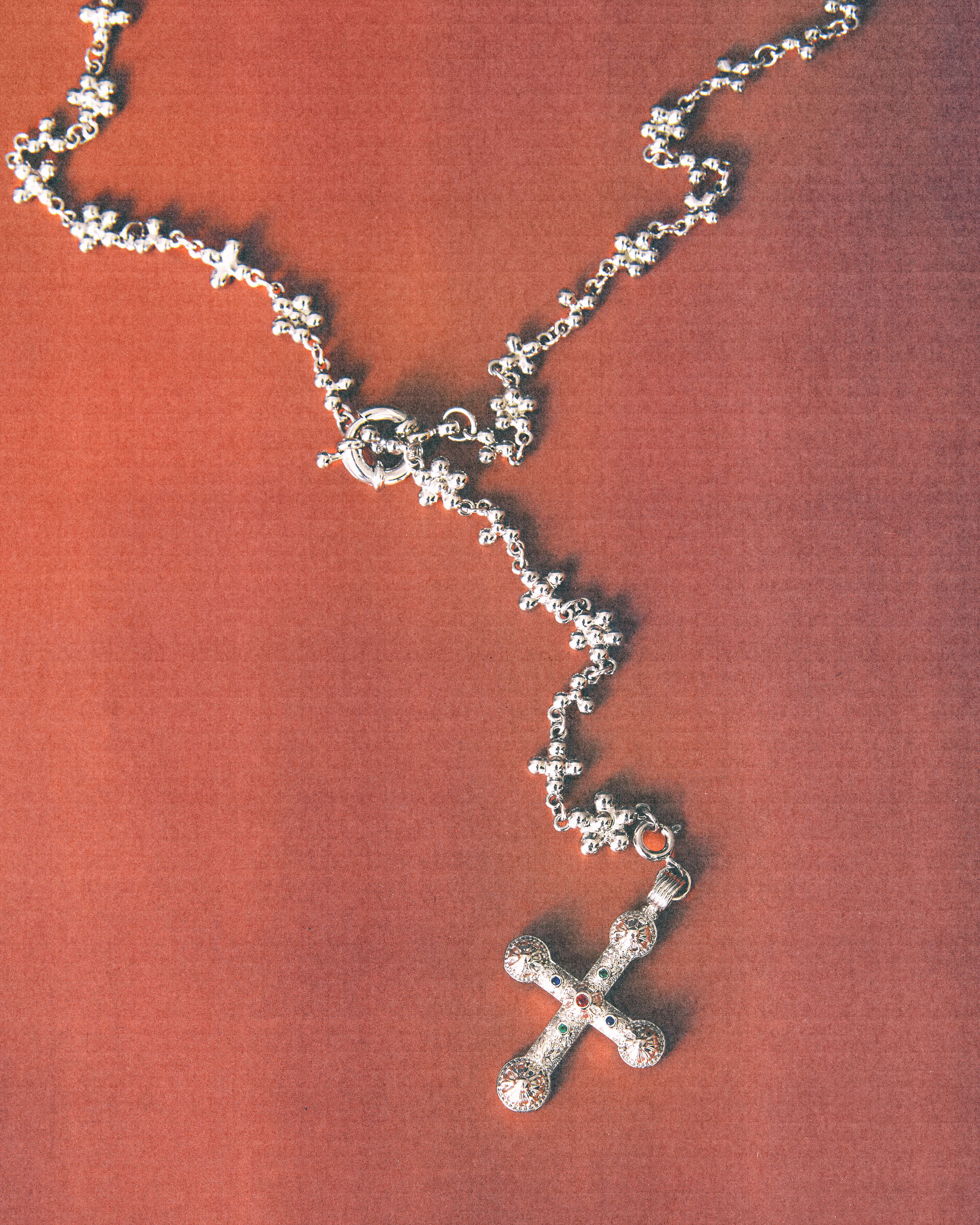 Daisy Molecule Chain in Silver - Image 6