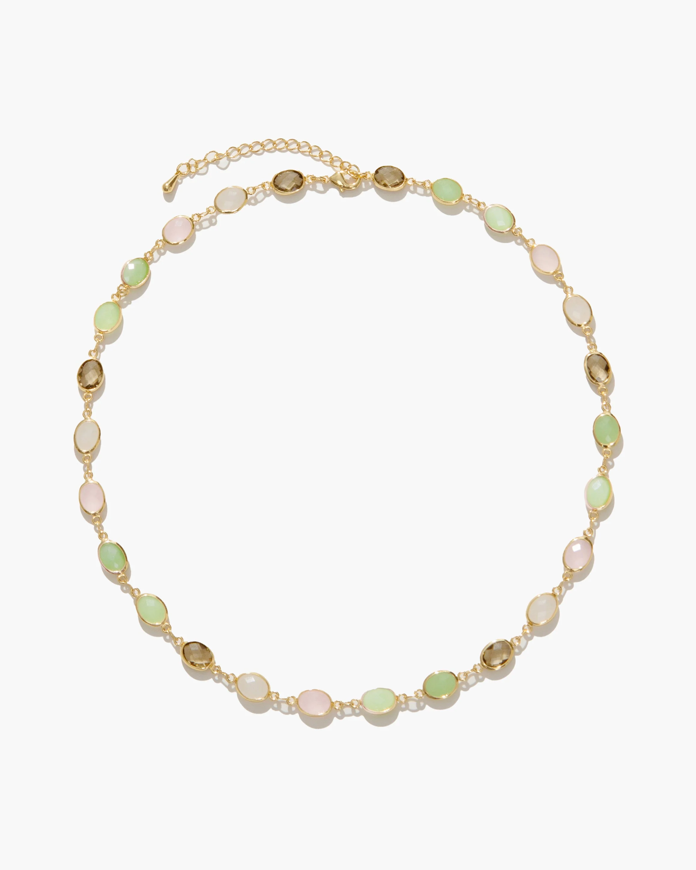 Whimsical Romance Stone Necklace in Silver - Image 6