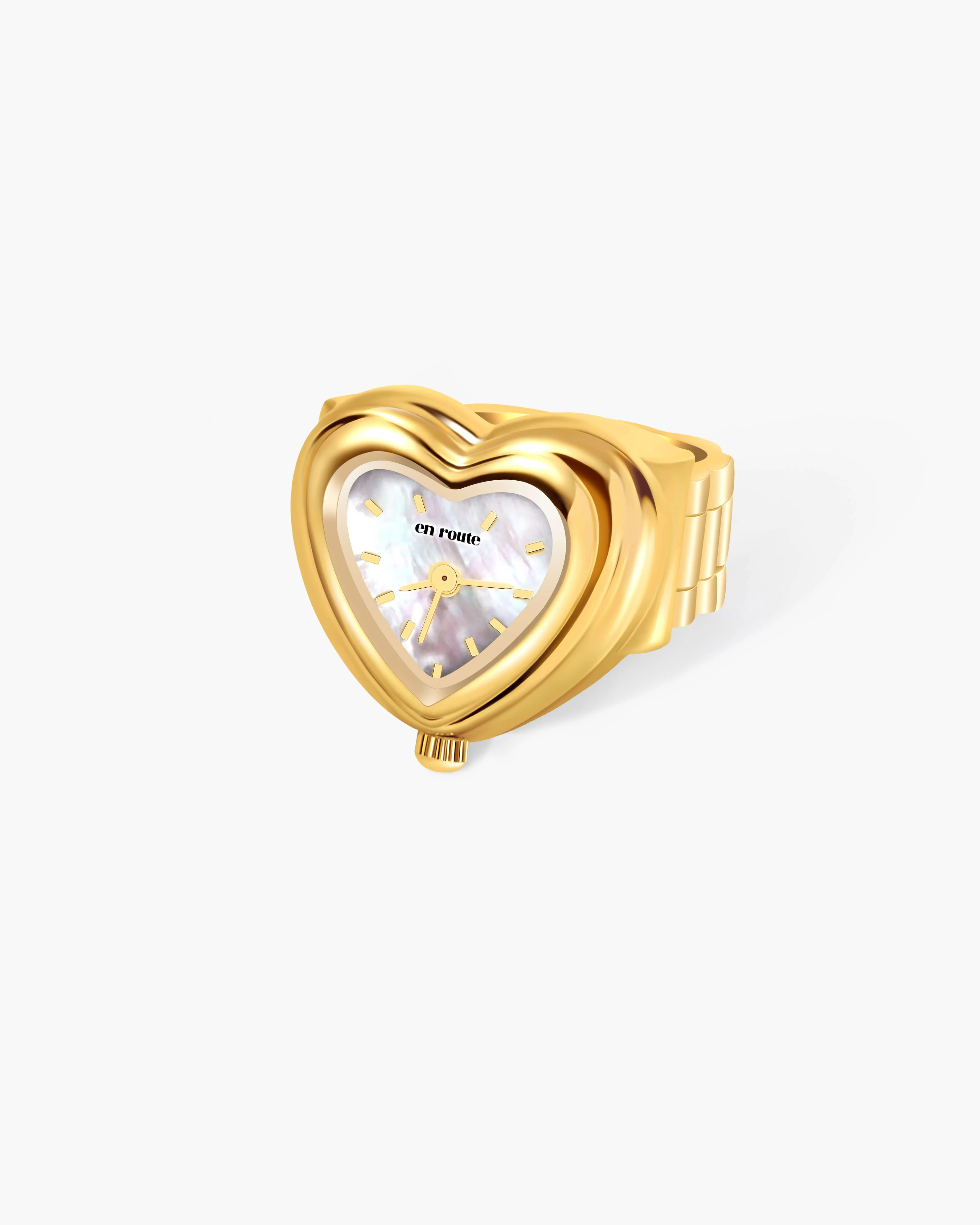 City Heart Two-Tone Watch Ring - Image 5