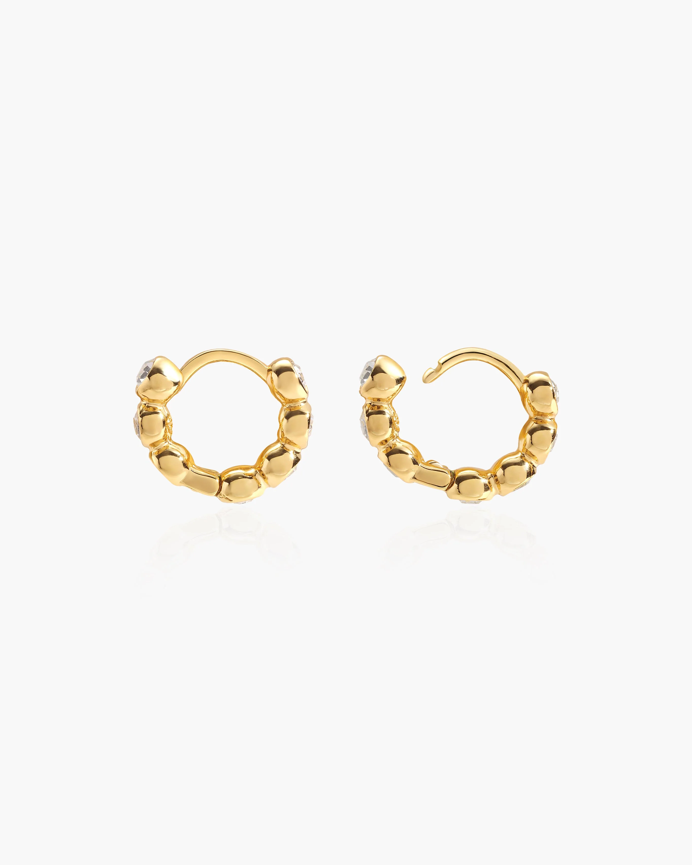 Tennis Hoop Earrings - Image 3