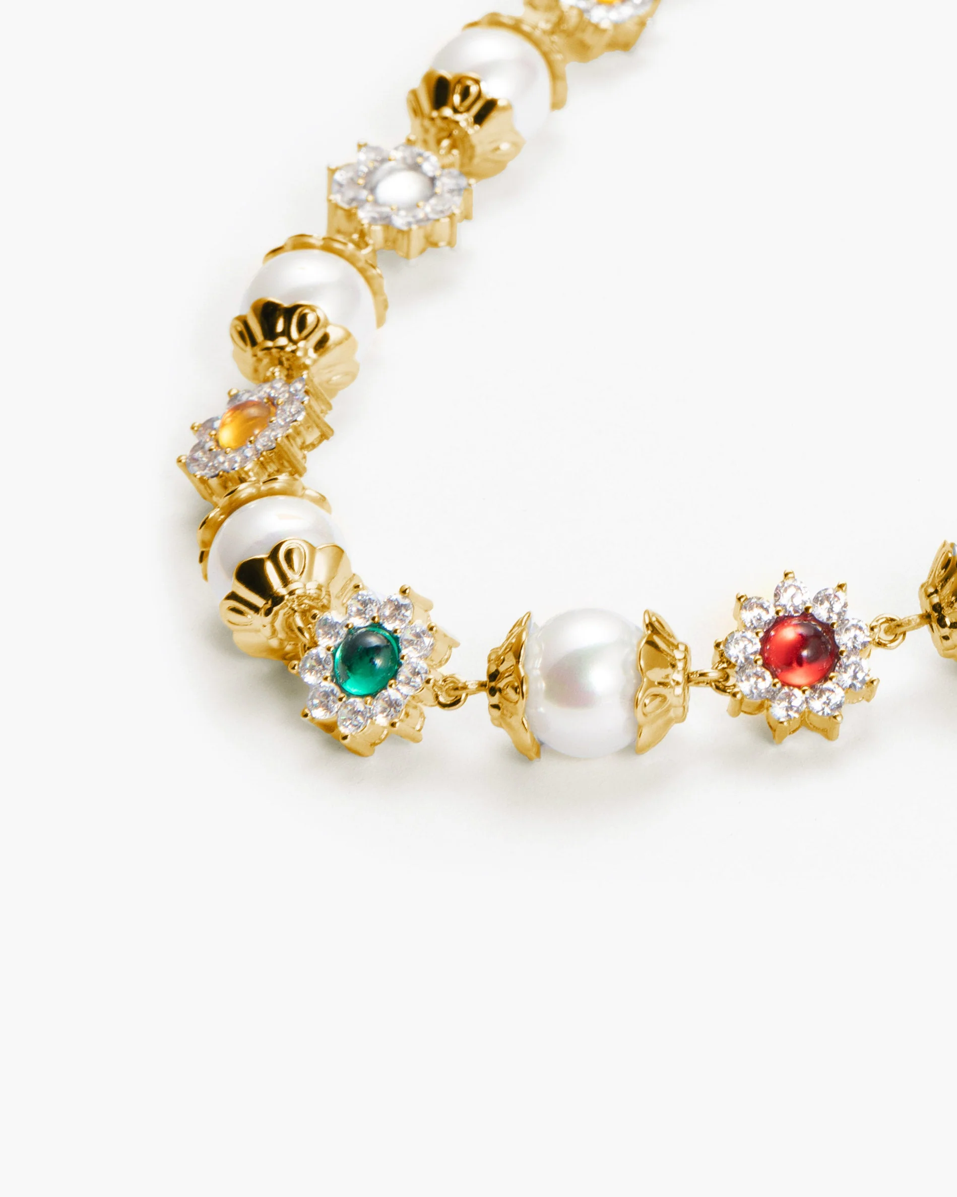 Daisy Pearl Necklace - Image 3