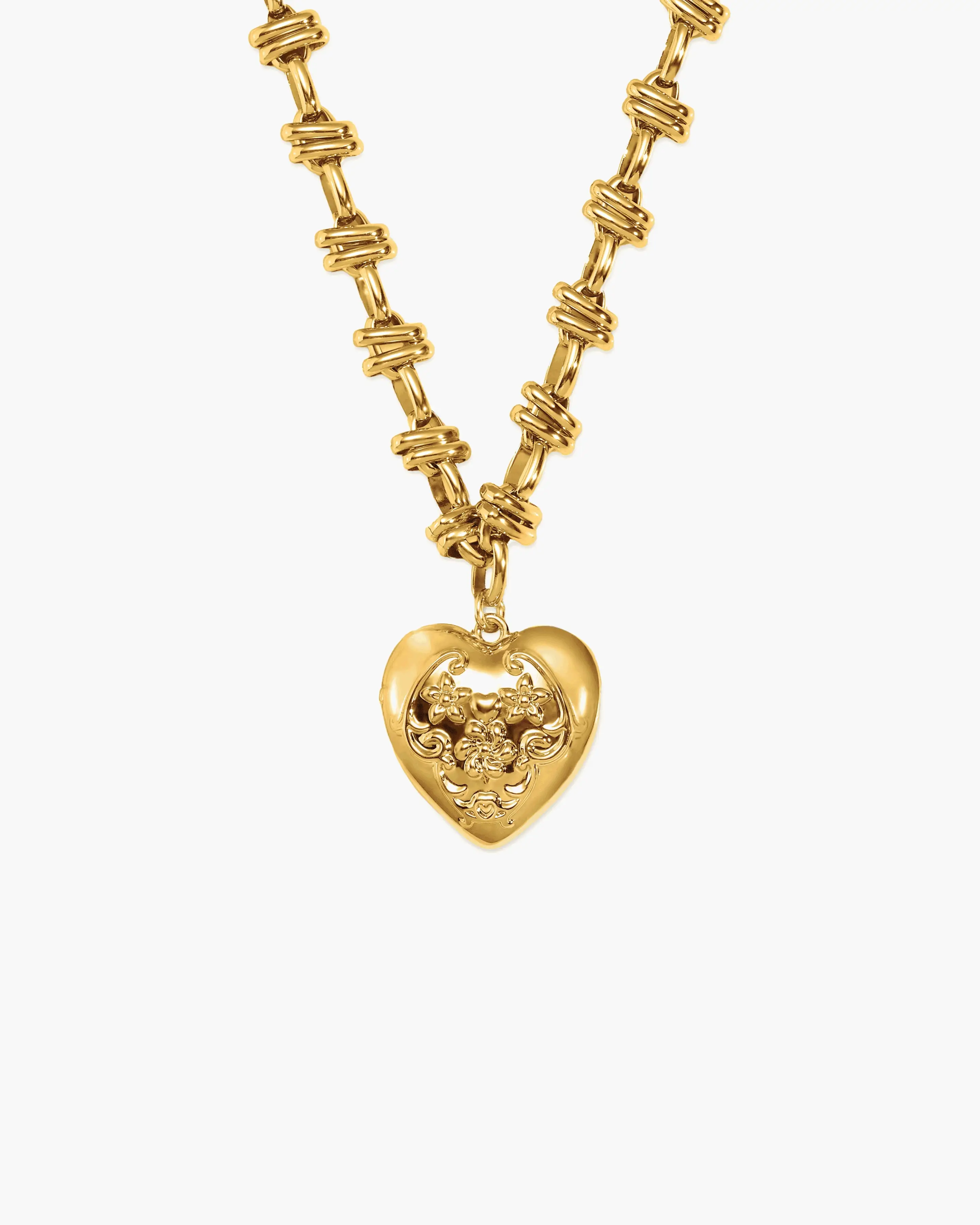 Secret Keeps Openable Heart Necklace in Silver - Image 7