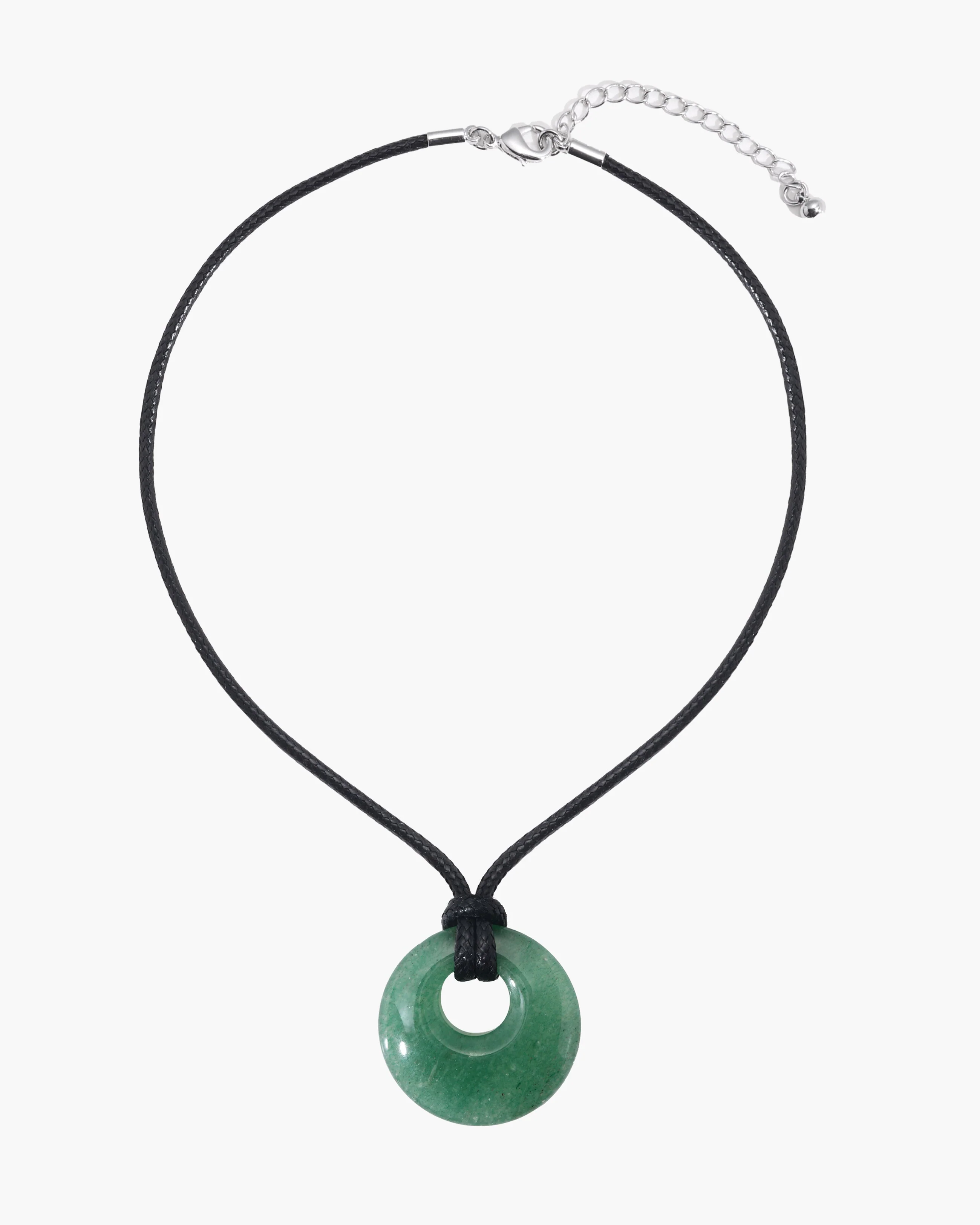Green Aventurine Cord Necklace - Image 5